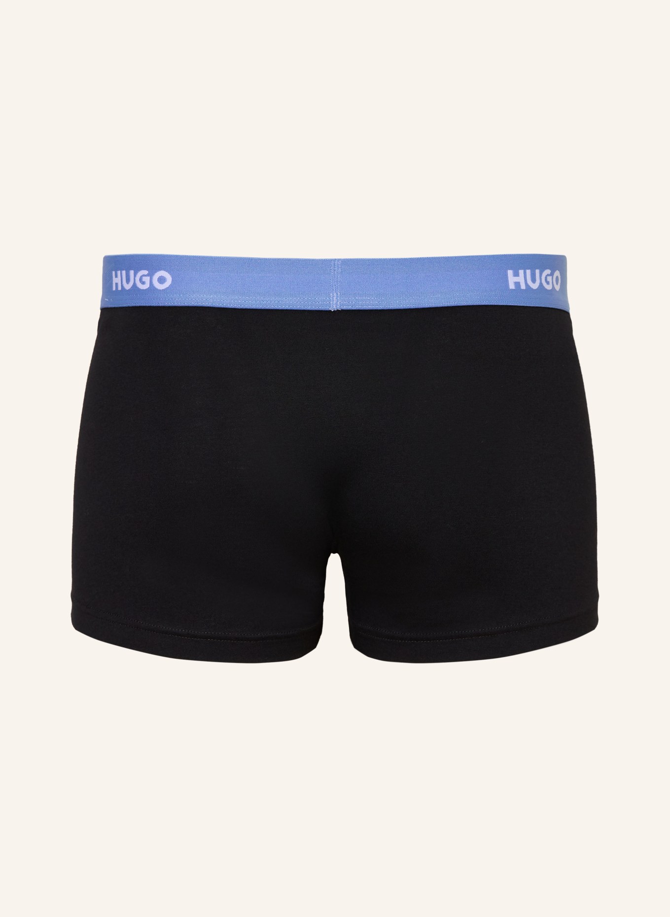 HUGO 3-pak boxershorts: BLÅ / SORT