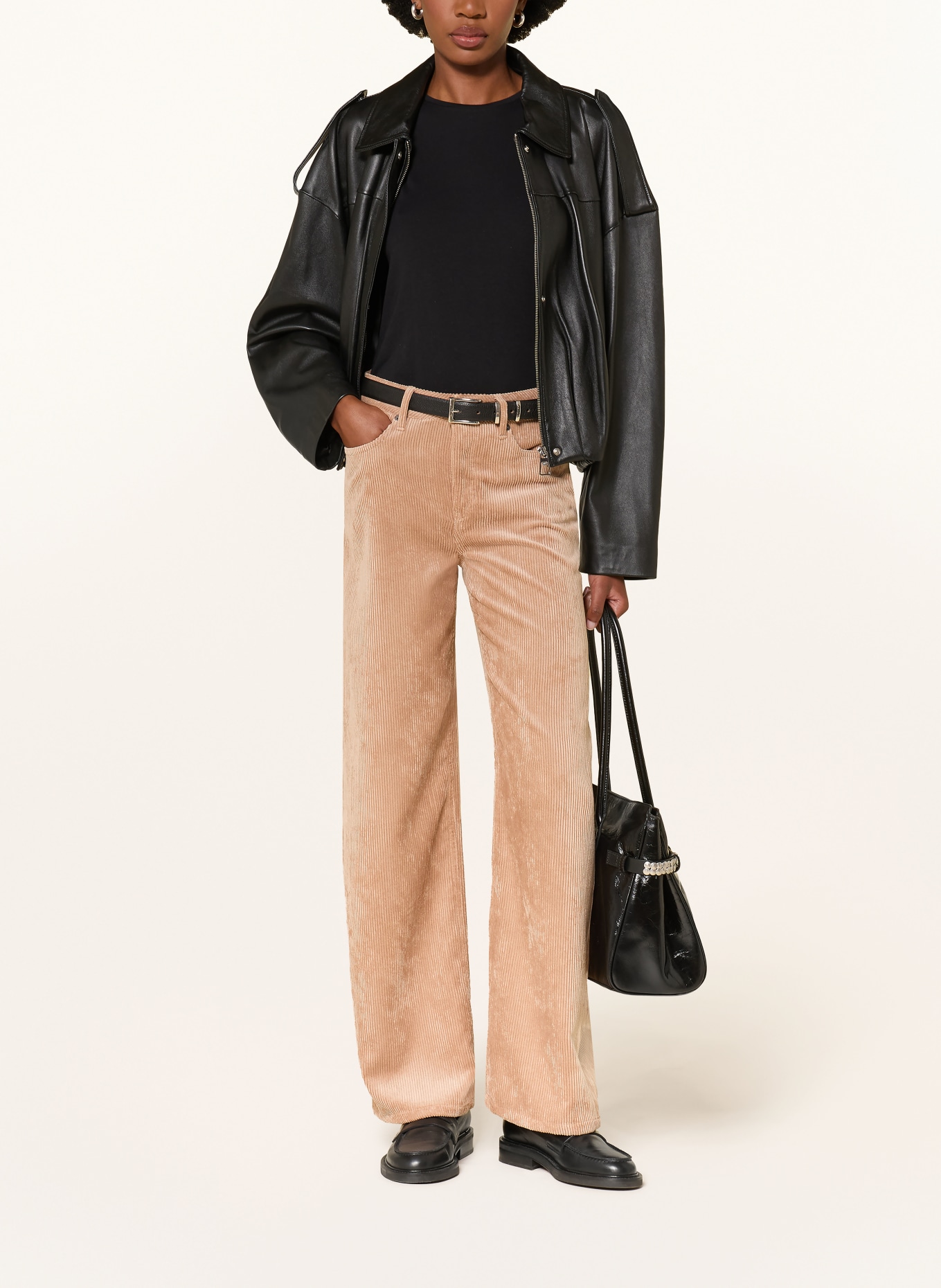 DRYKORN Marlenehose MEDLEY aus Cord: CAMEL