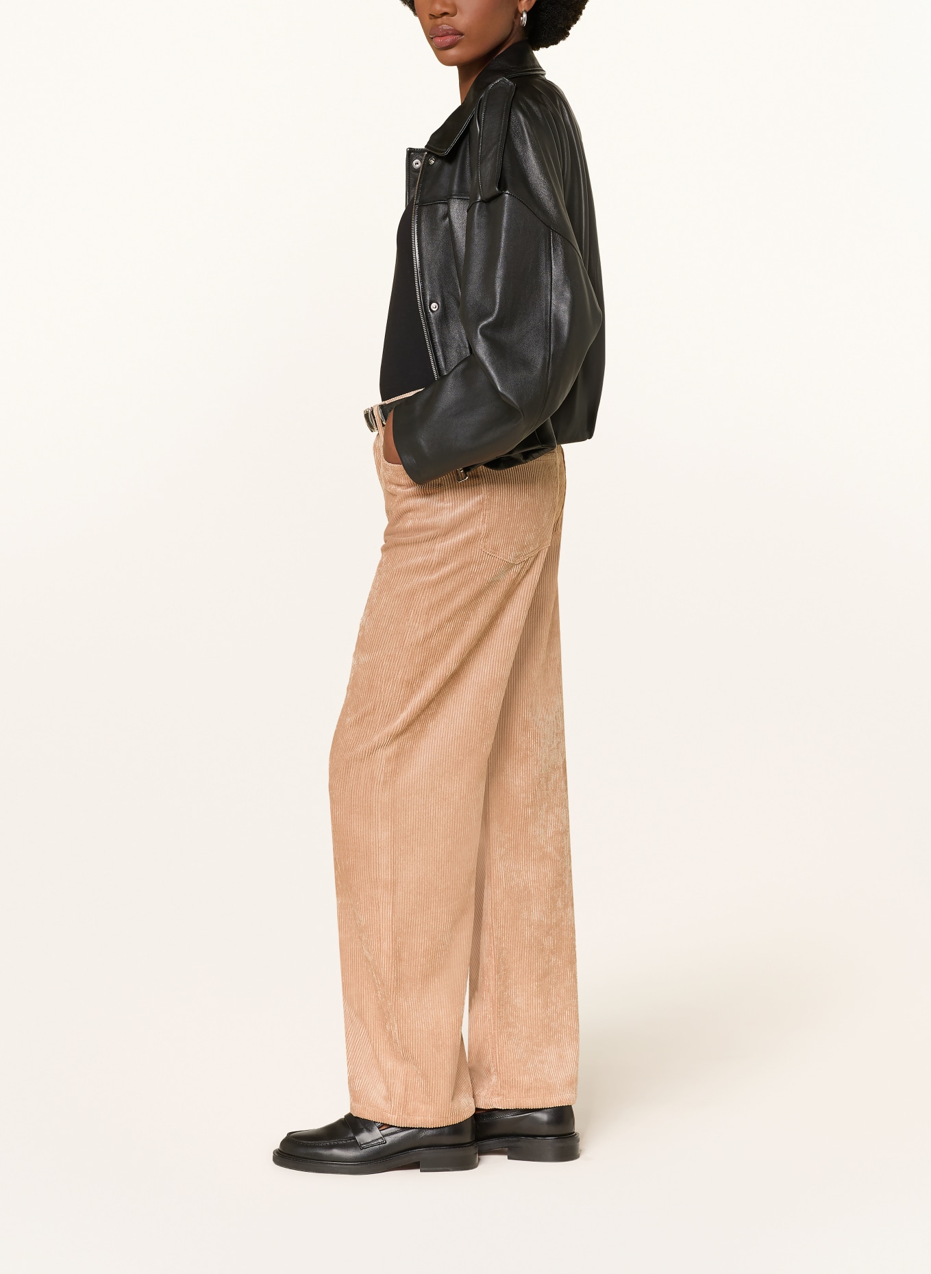 DRYKORN Marlenehose MEDLEY aus Cord: CAMEL