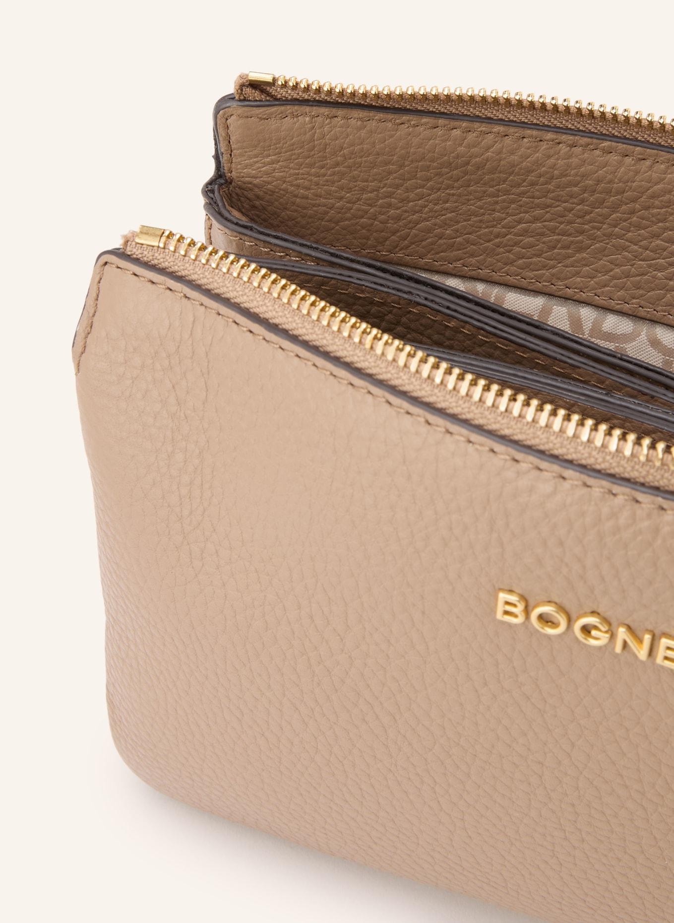BOGNER Umhängetasche WALLIS TAJA: BEIGE / GOLD