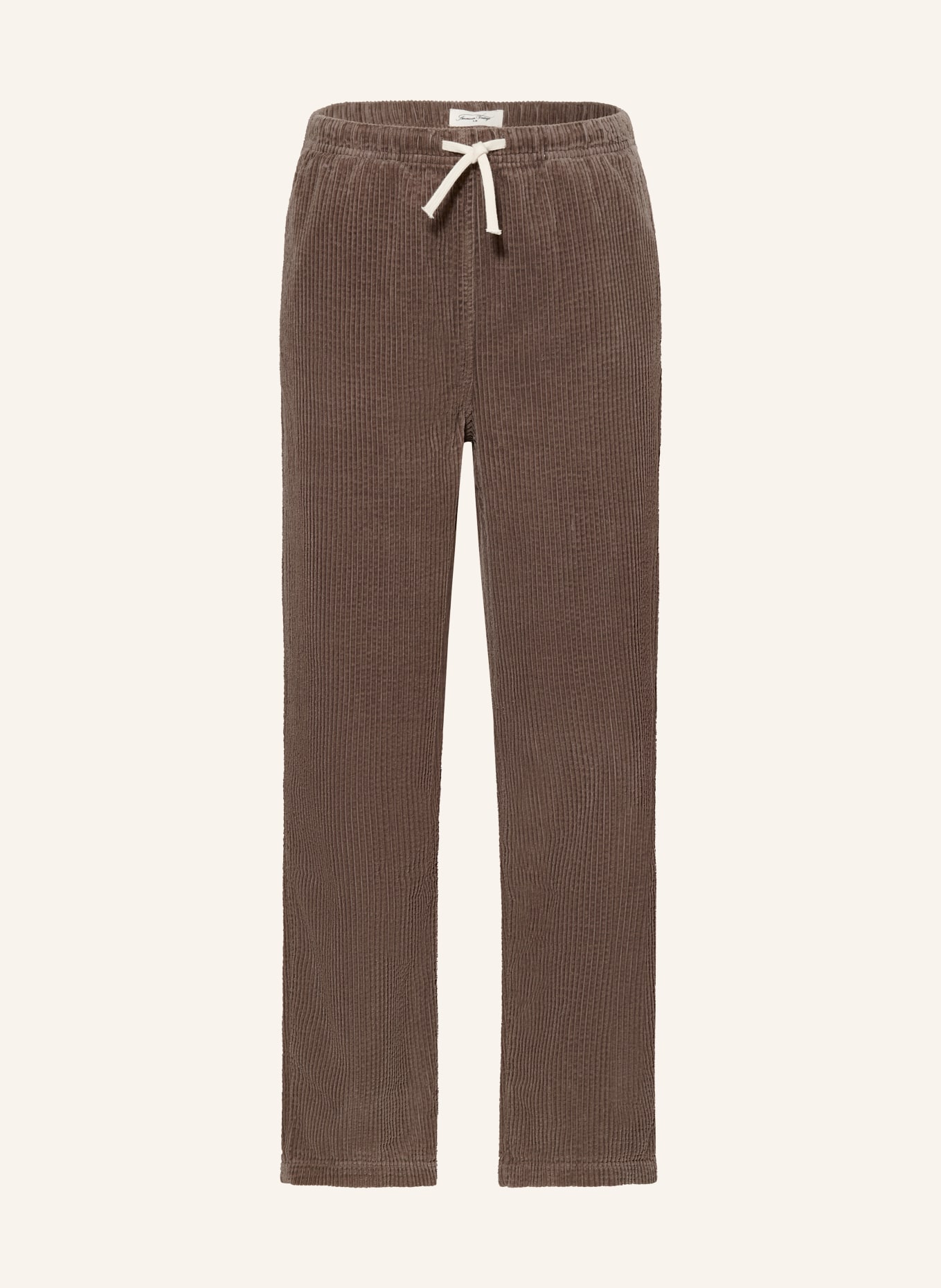 American Vintage Manšestrové kalhoty: ČERNOŠEDÁ