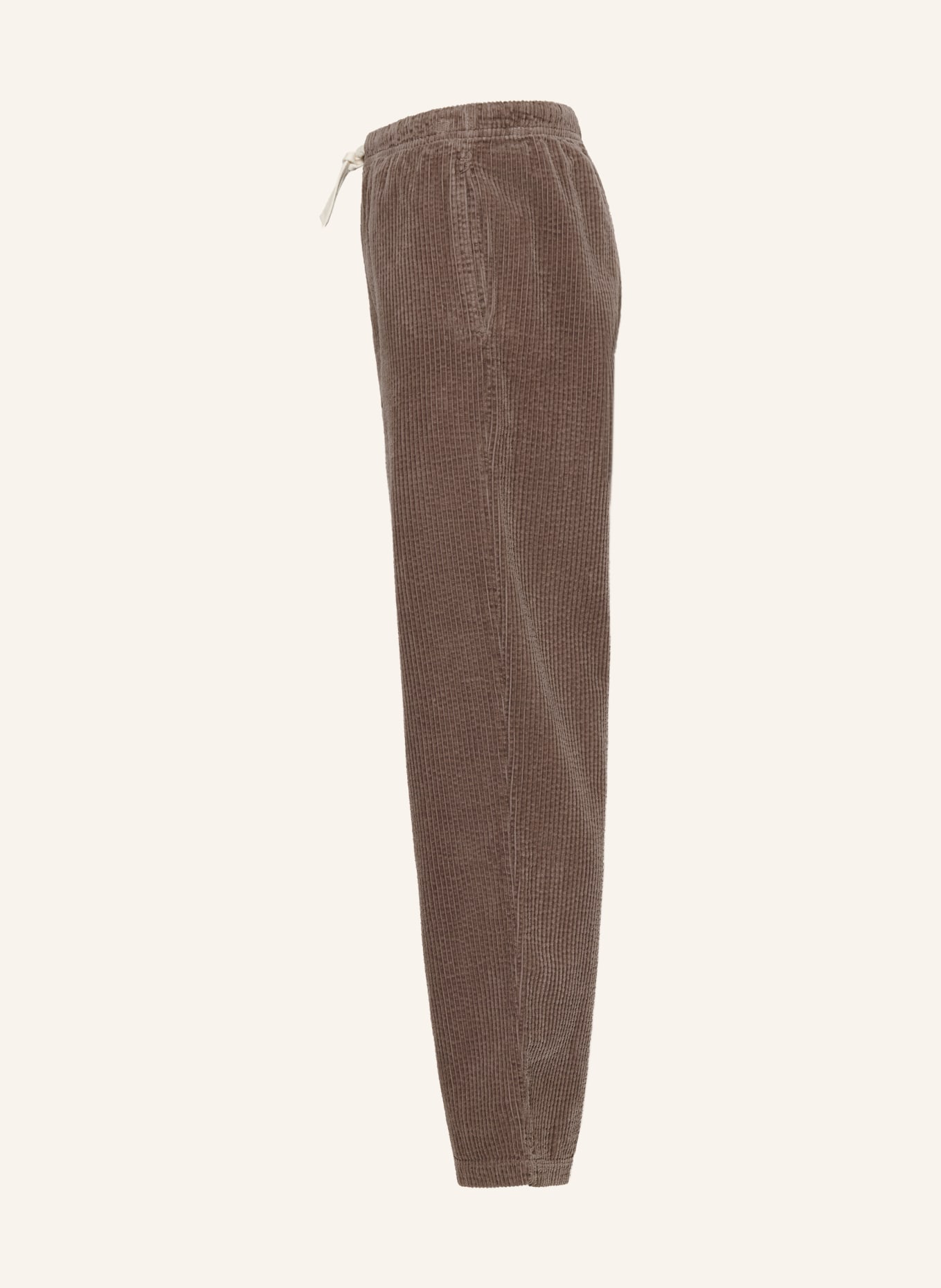 American Vintage Manšestrové kalhoty: ČERNOŠEDÁ