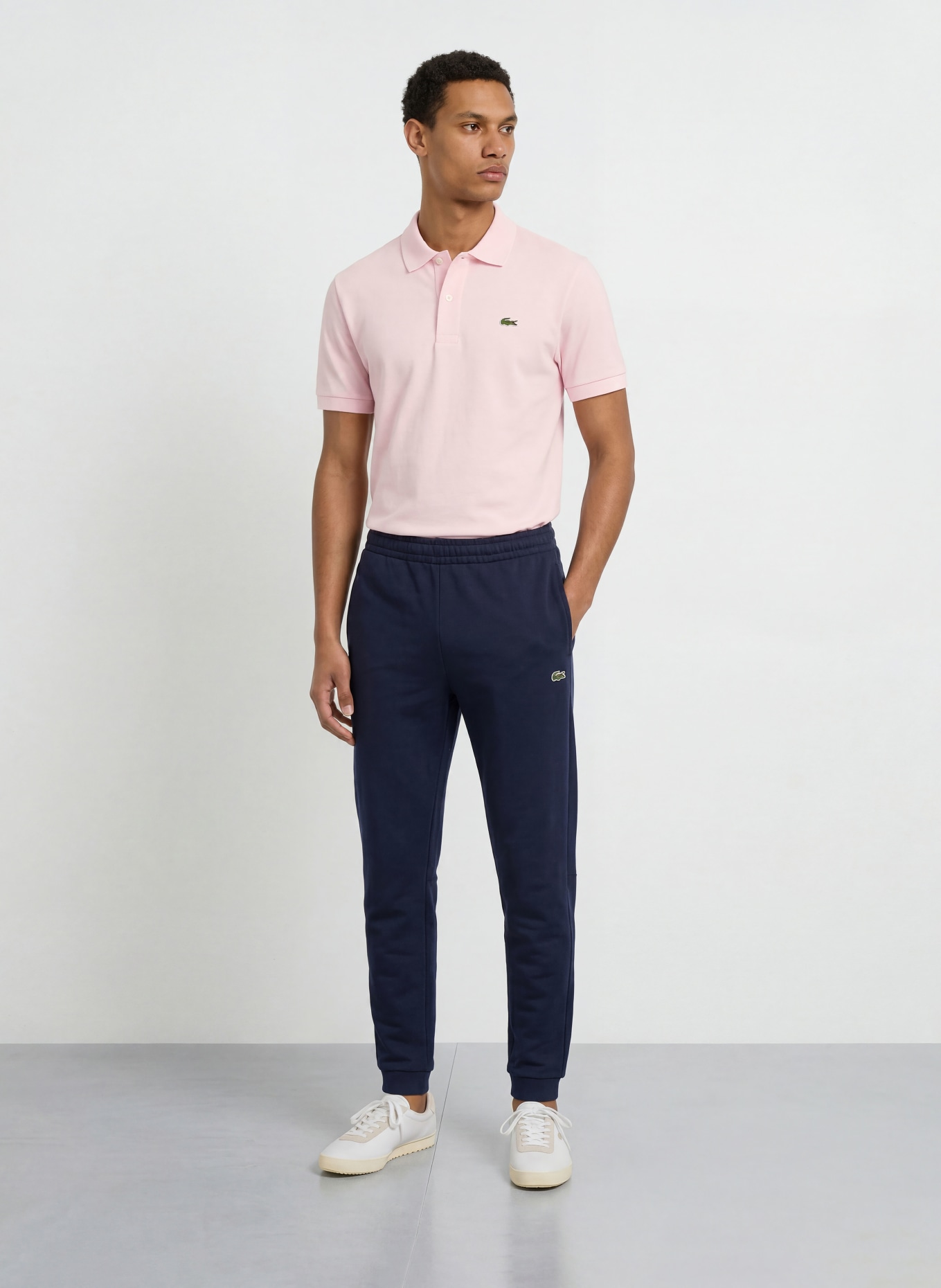 LACOSTE Piqué-Poloshirt: HELLROSA