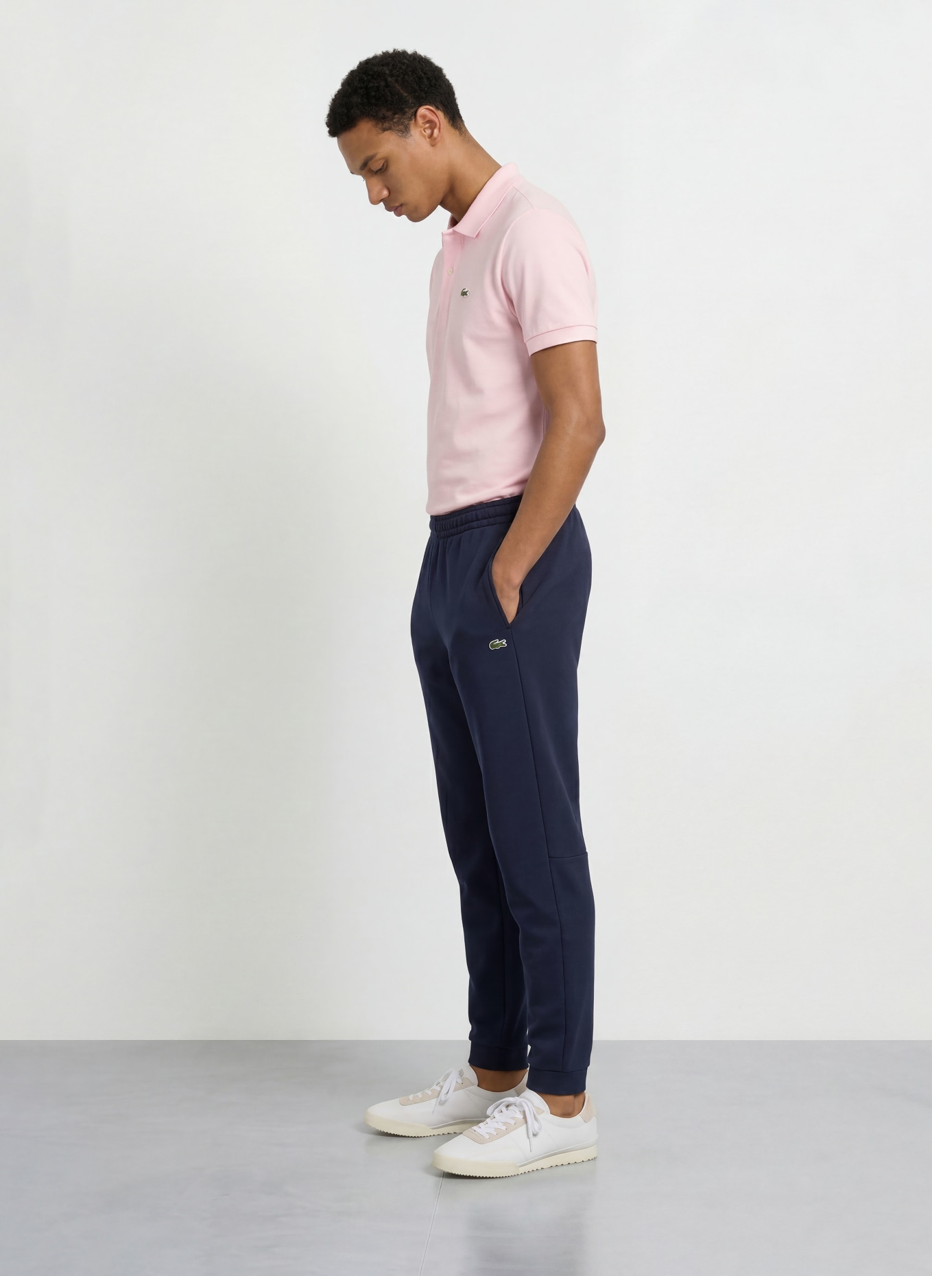 LACOSTE Piqué-Poloshirt: HELLROSA
