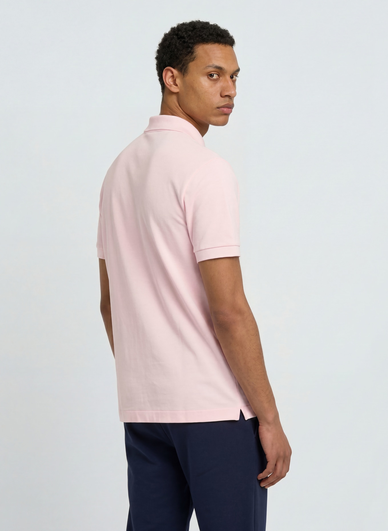 LACOSTE Piqué-Poloshirt: HELLROSA