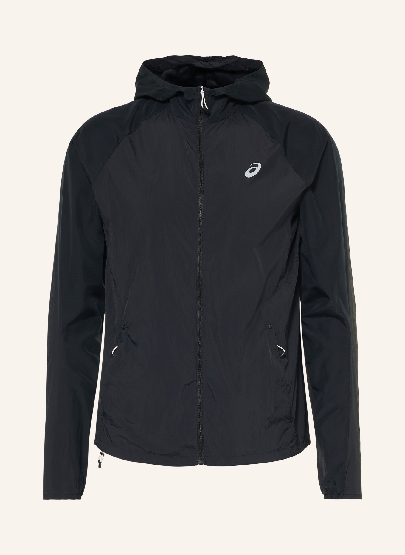 ASICS Laufjacke ROAD: SCHWARZ