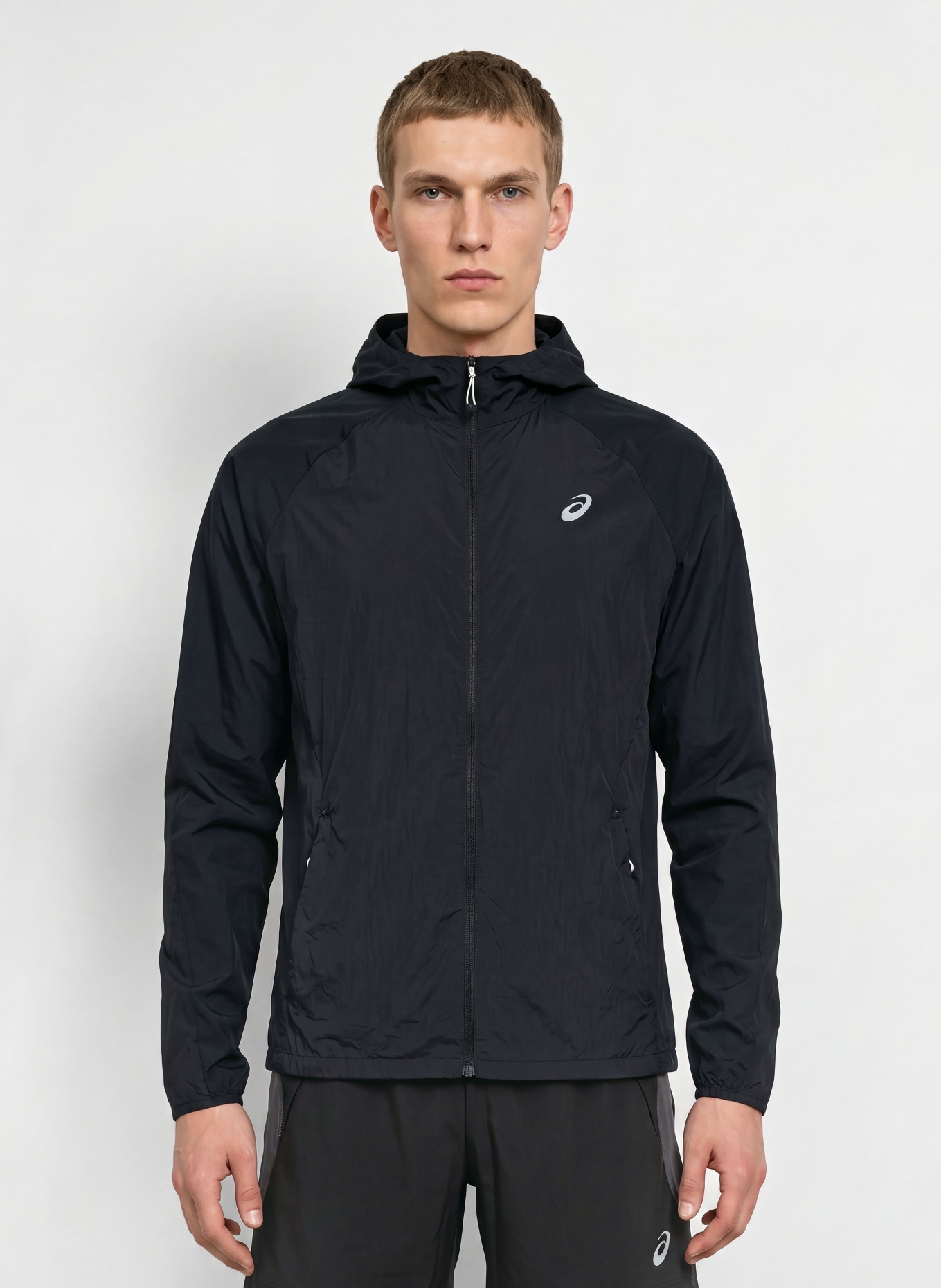 ASICS Laufjacke ROAD: SCHWARZ