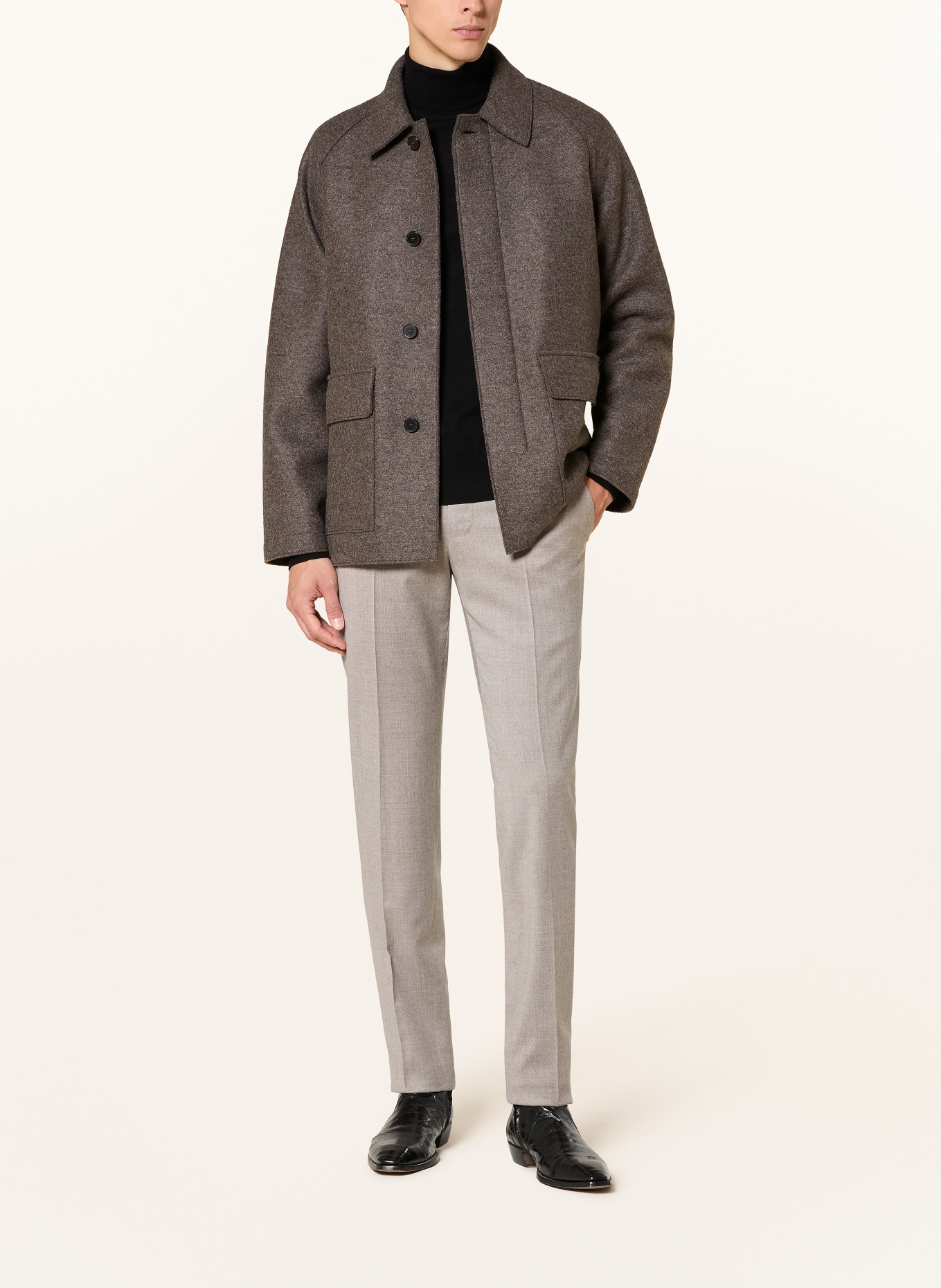 PT TORINO Trousers slim fit: LIGHT GRAY