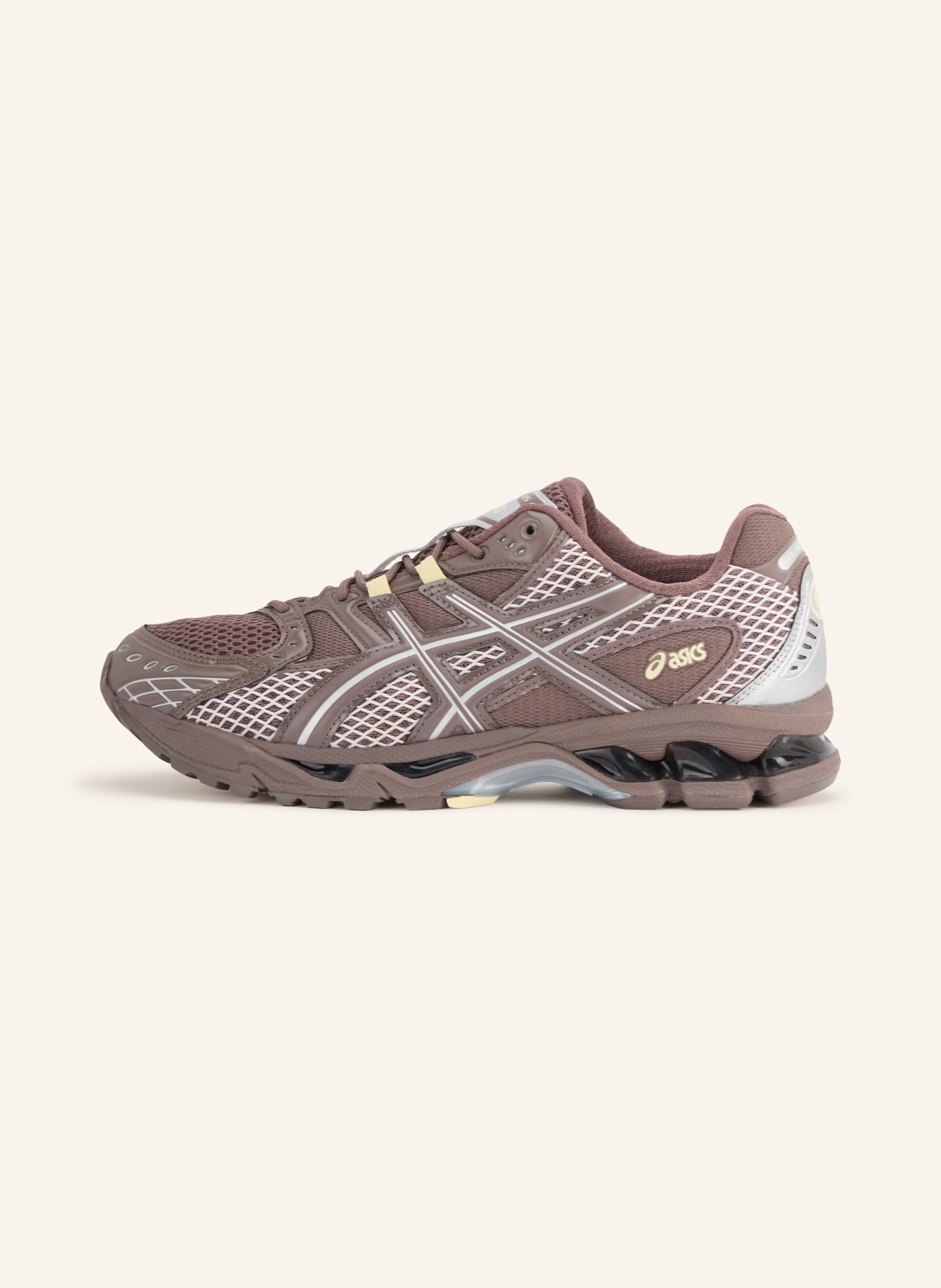 ASICS Sneaker GEL-NIMBUS 10.1: MARRON FONCÉ / ZILVER / ROSE CLAIR