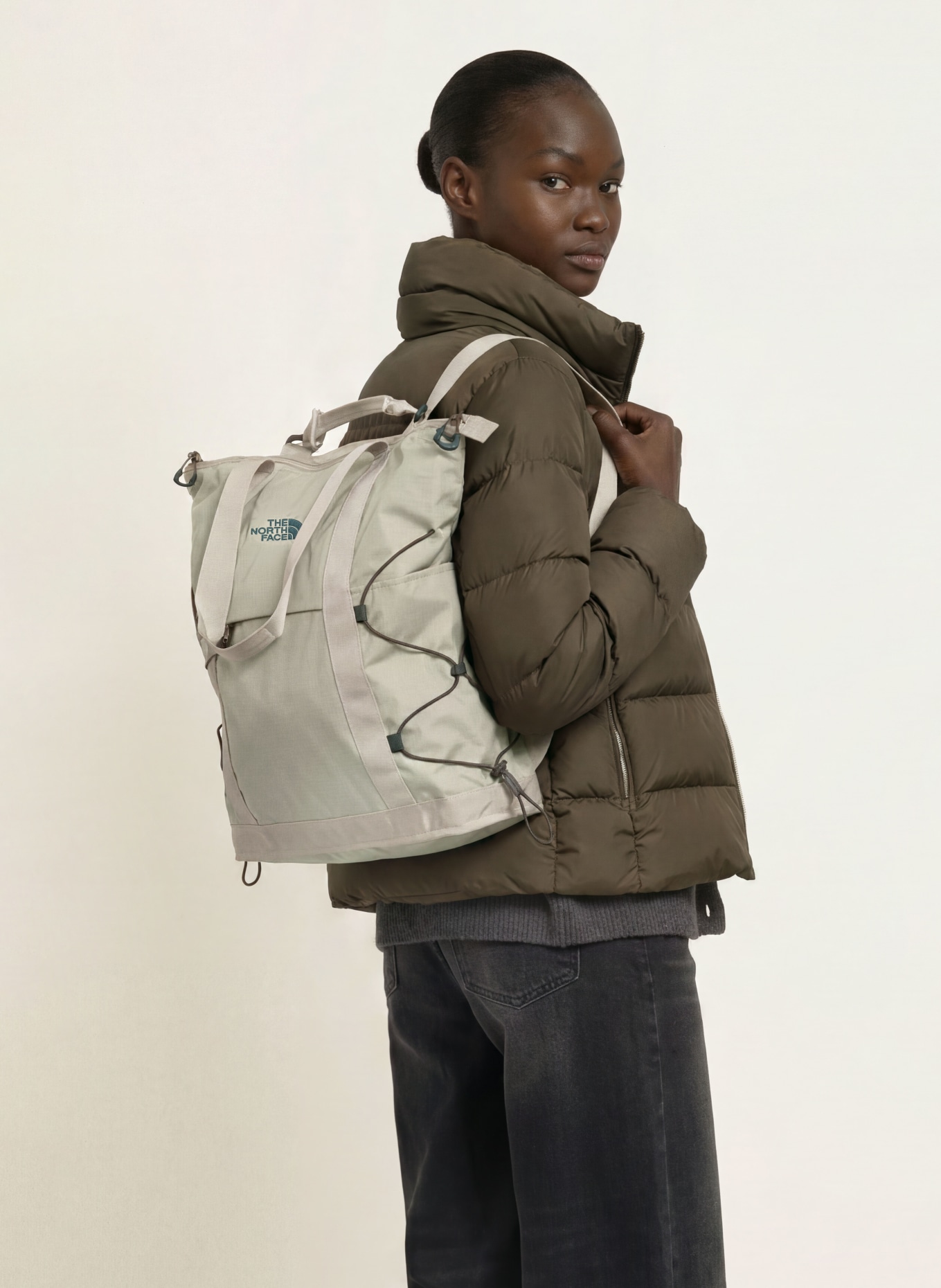 THE NORTH FACE Sac cabas BOREALIS: TAUPE / GRIS