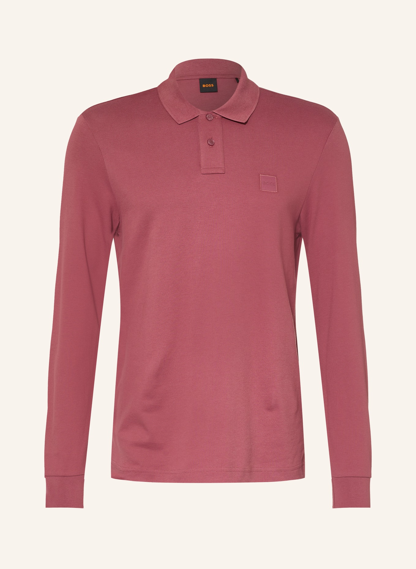 BOSS Piqué polo shirt PASSERBY slim fit: DUSKY PINK