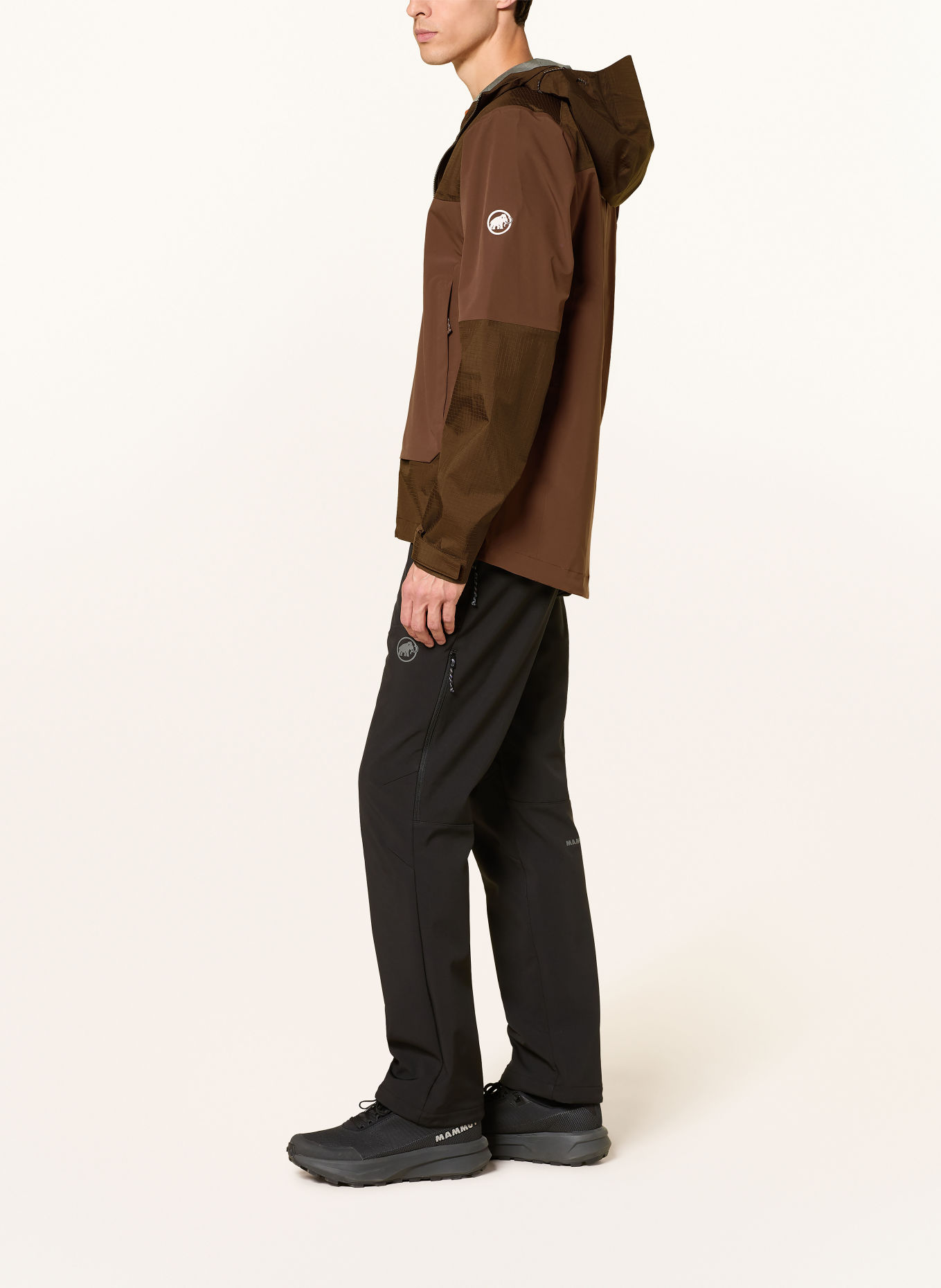 MAMMUT Hardshell-Jacke DUCAN GUIDE HS HOODED: BRAUN