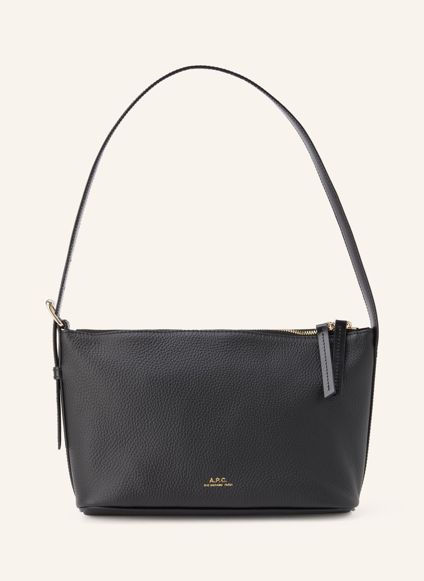 A.P.C. Schultertasche: SCHWARZ / GOLD