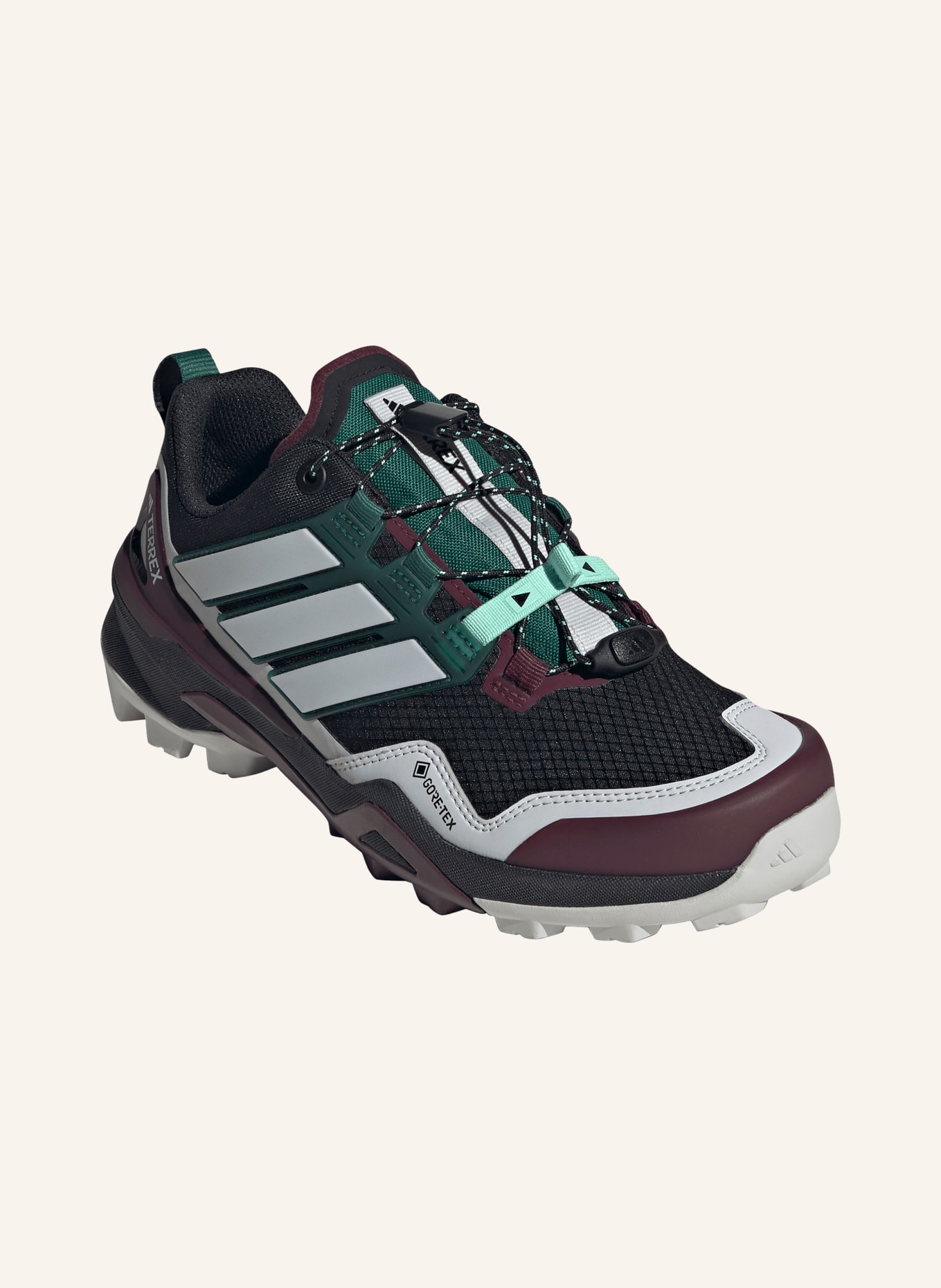adidas TERREX Chaussures de randonnée TERREX SKYCHASER GTX: GRIS CLAIR / GROEN / NOIR
