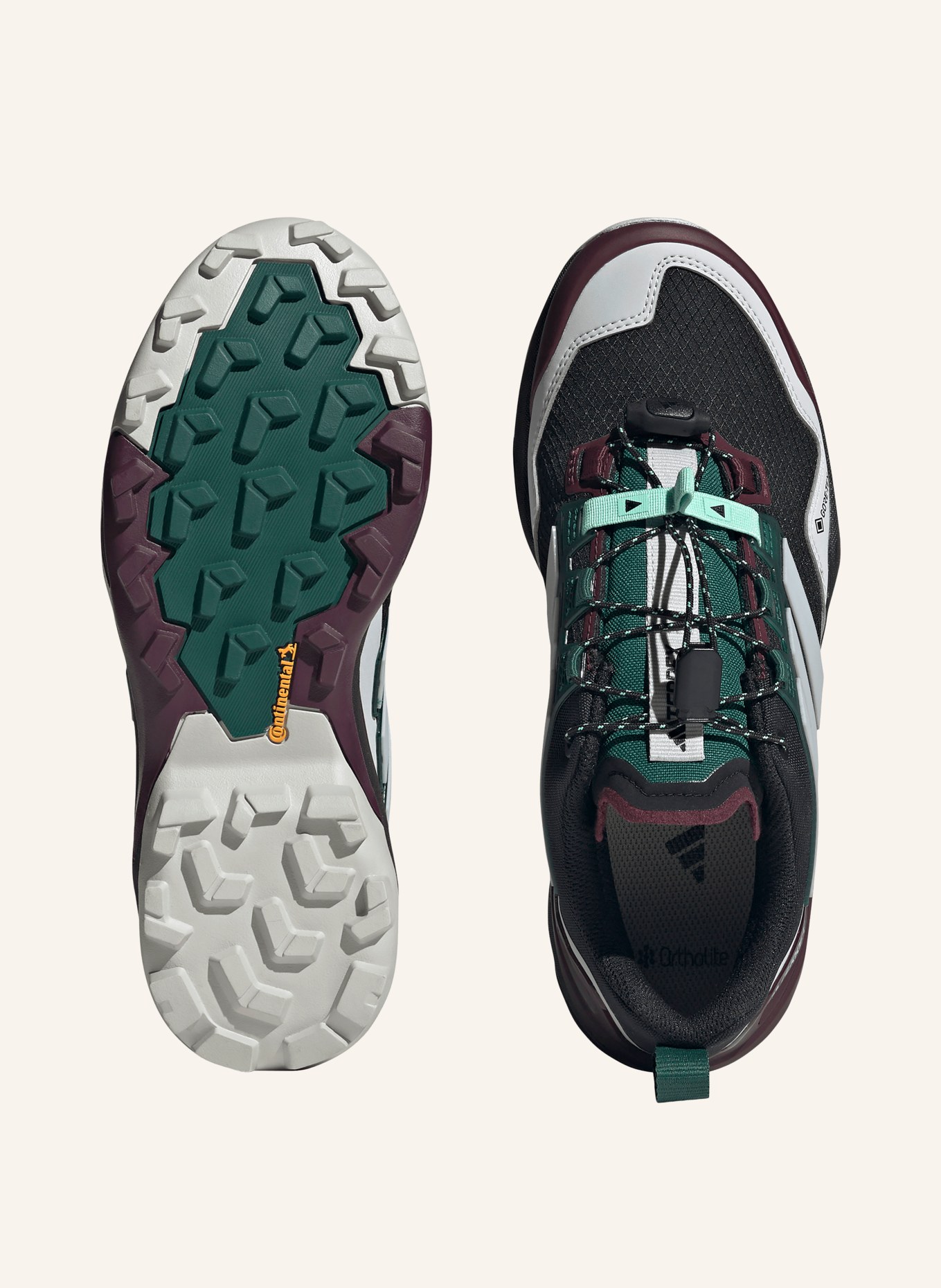 adidas TERREX Chaussures de randonnée TERREX SKYCHASER GTX: GRIS CLAIR / GROEN / NOIR