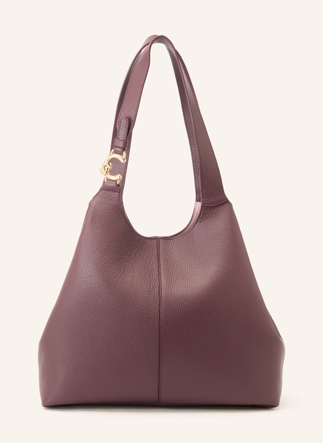 COCCINELLE Shoppers met uitneembaar Pouch: BRUIN / GOUD