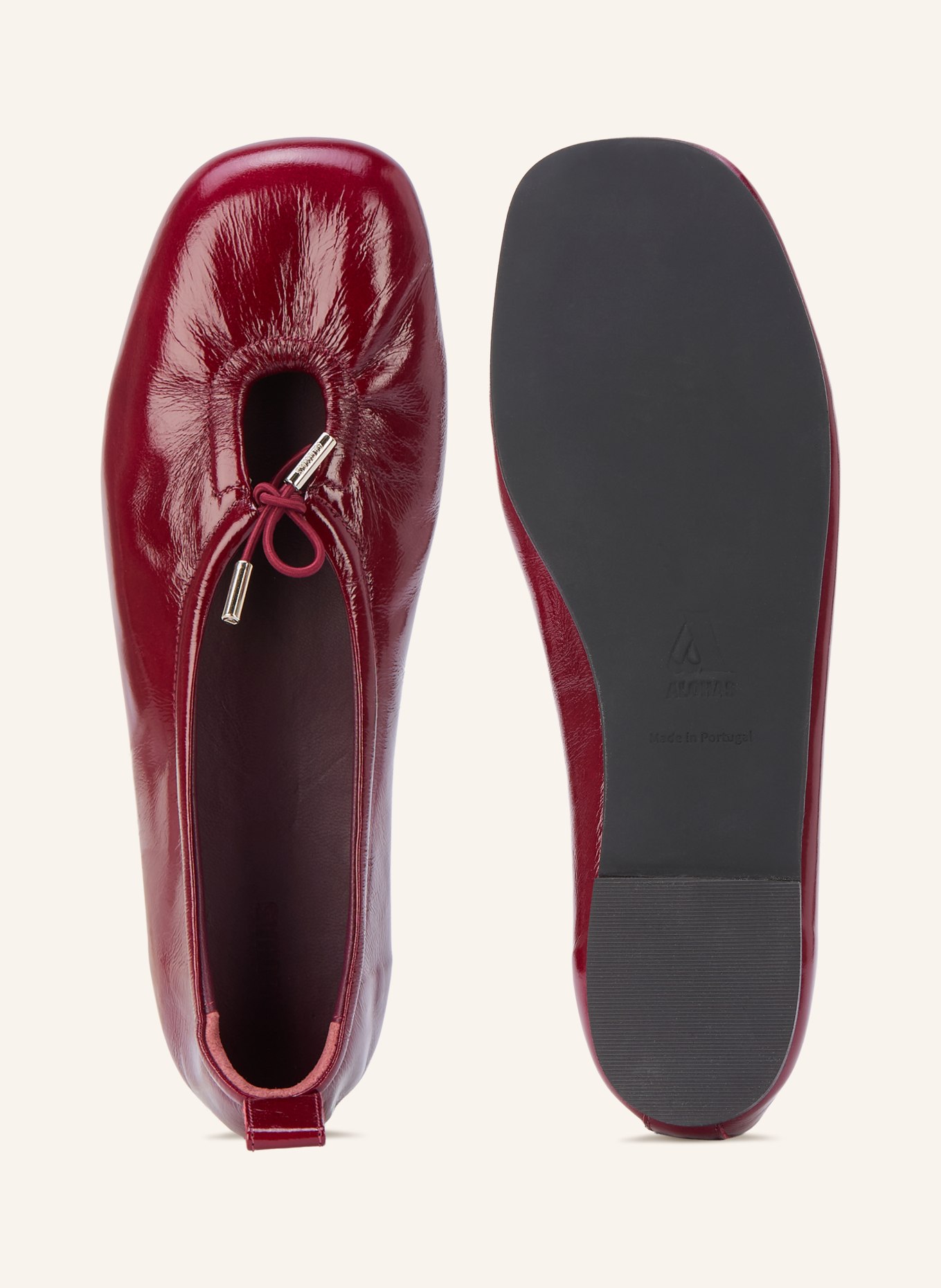 ALOHAS Ballerinas ROSALIND: DUNKELROT