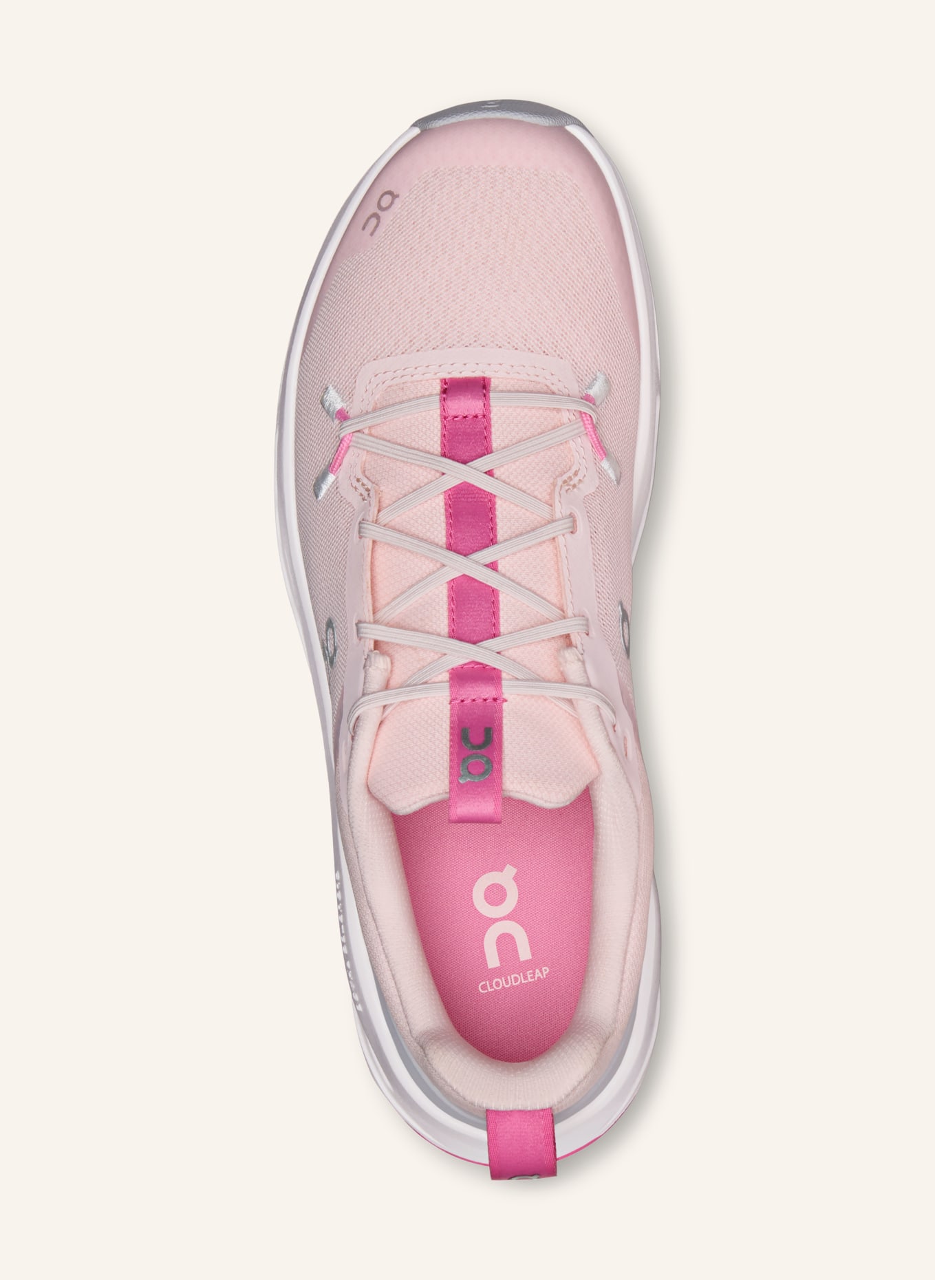 On Sneakers CLOUDLEAP: LJUSROSA / LJUSGRÅ