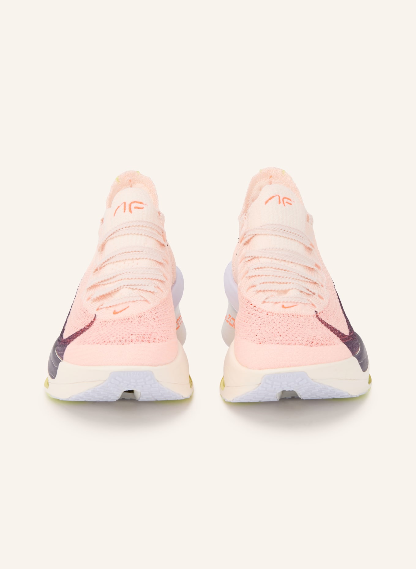 Nike Laufschuhe AIR ZOOM ALPHAFLY 3: HELLORANGE / DUNKELLILA