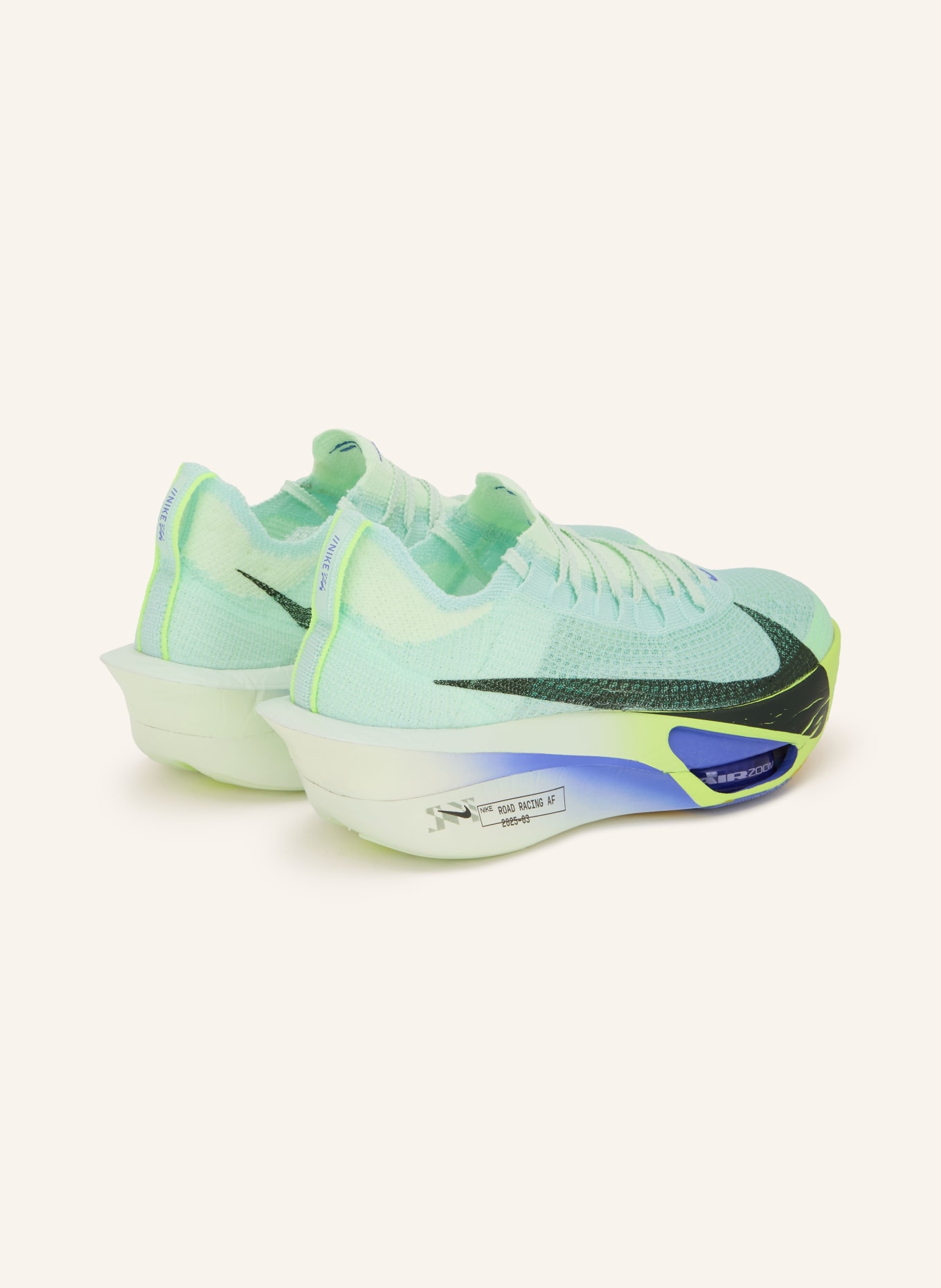 Nike Laufschuhe AIR ZOOM ALPHAFLY 3: MINT / NEONGRÜN / SCHWARZ