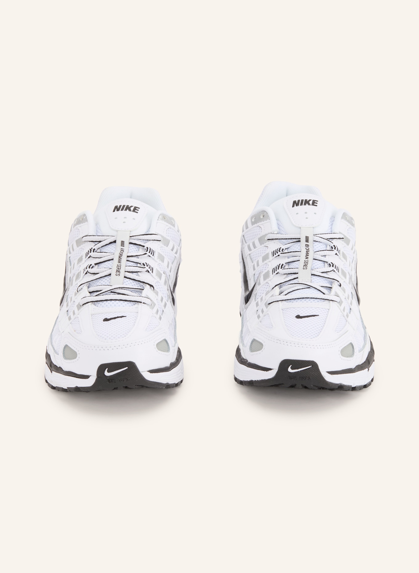 Nike Sneaker P-6000: WIT / ZILVER / ZWART