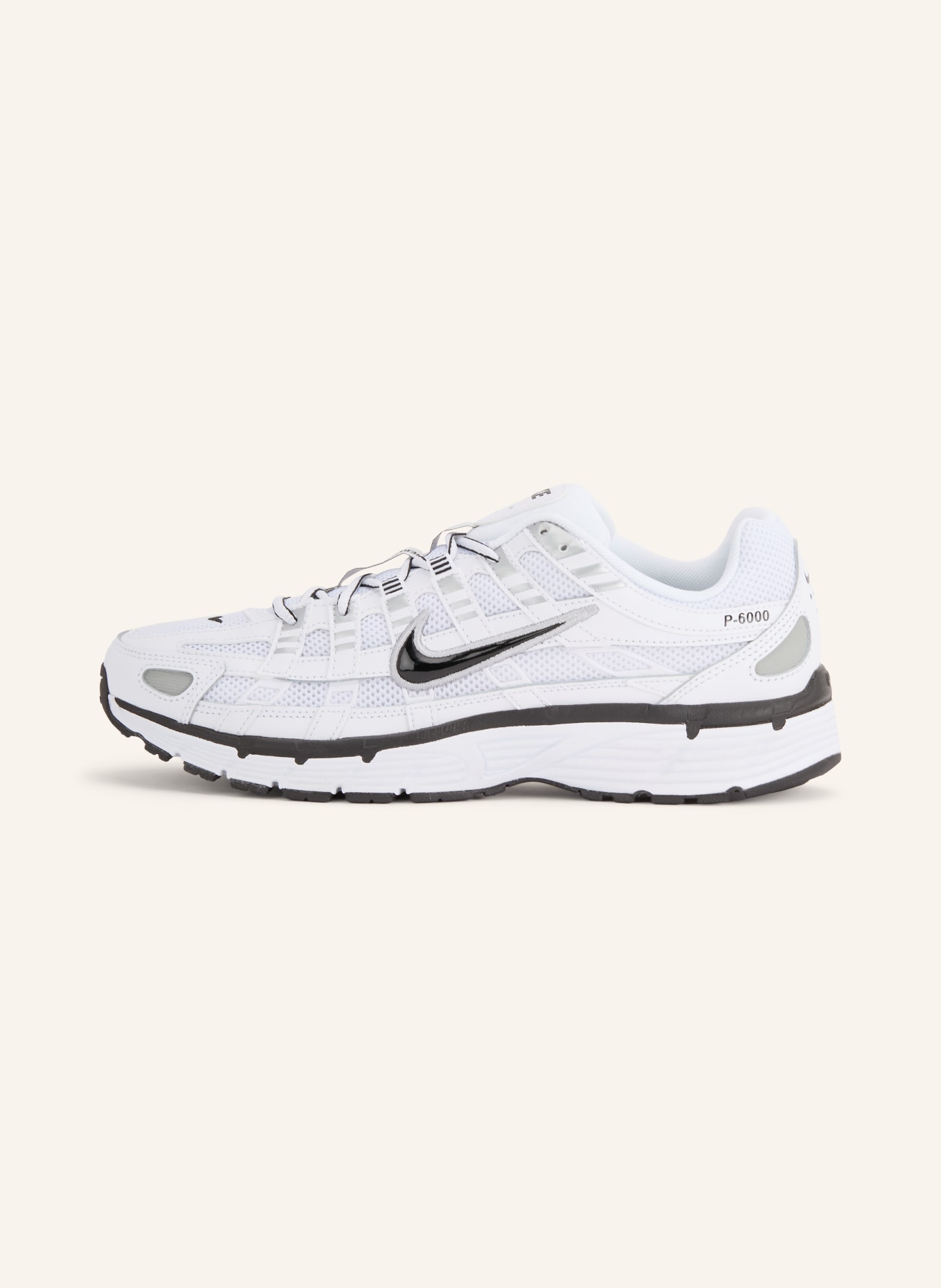 Nike Sneaker P-6000: WIT / ZILVER / ZWART