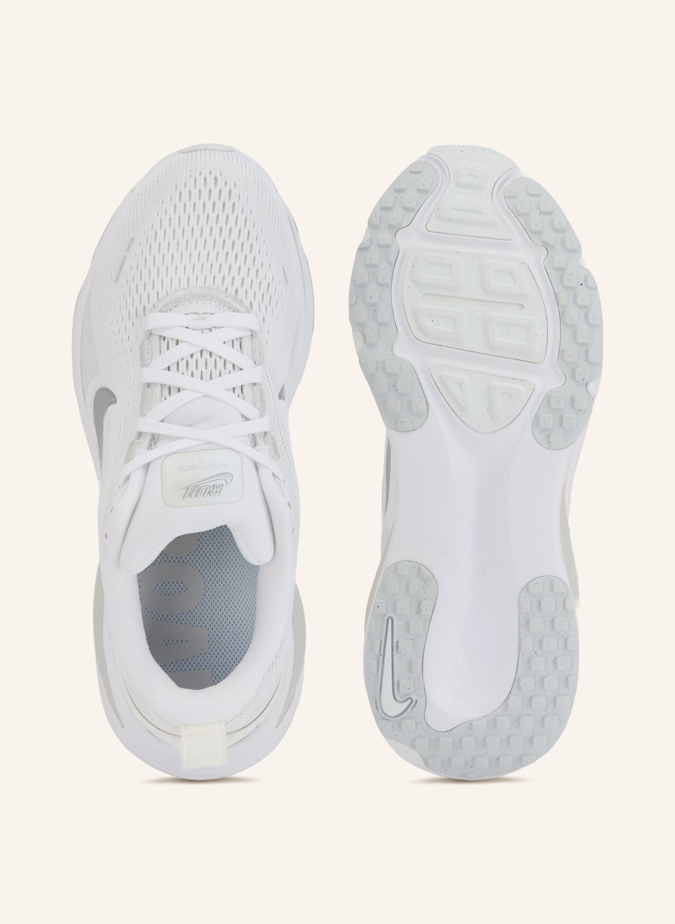 Nike Löparskor VOMERO 18: VIT / SILVER