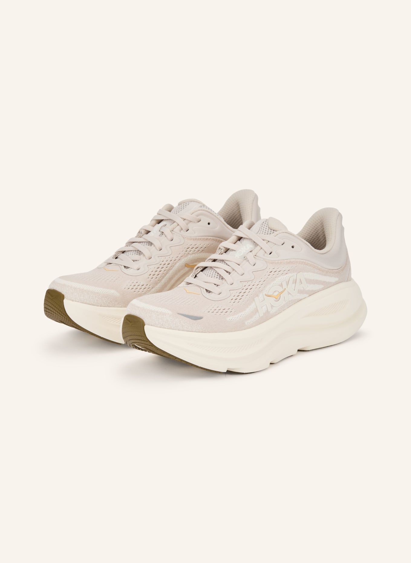 HOKA Laufschuhe BONDI 9: CREME