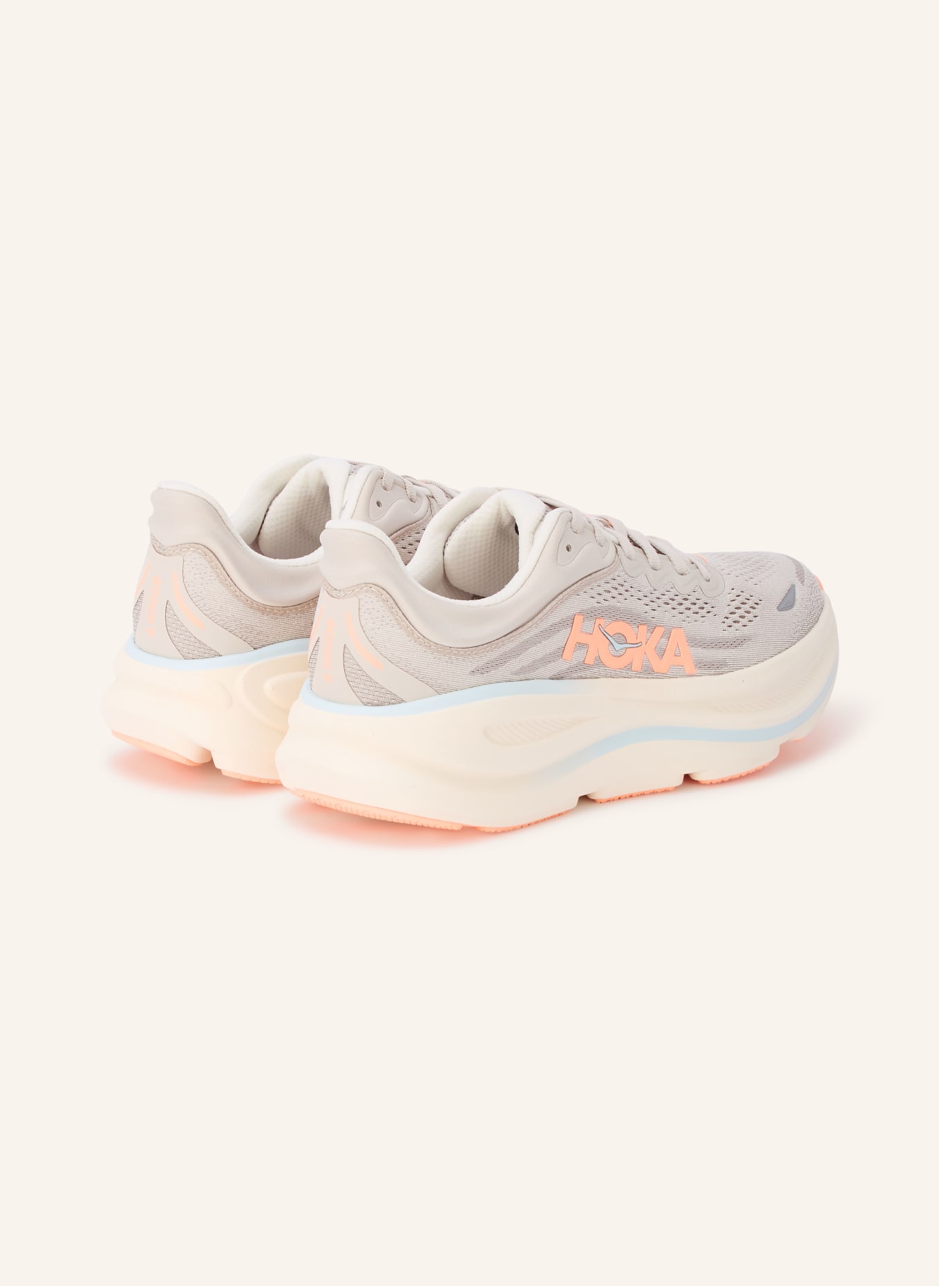 HOKA Buty do biegania BONDI 9: JASNOCZARY / JASKRAWY POMARAŃCZOWY