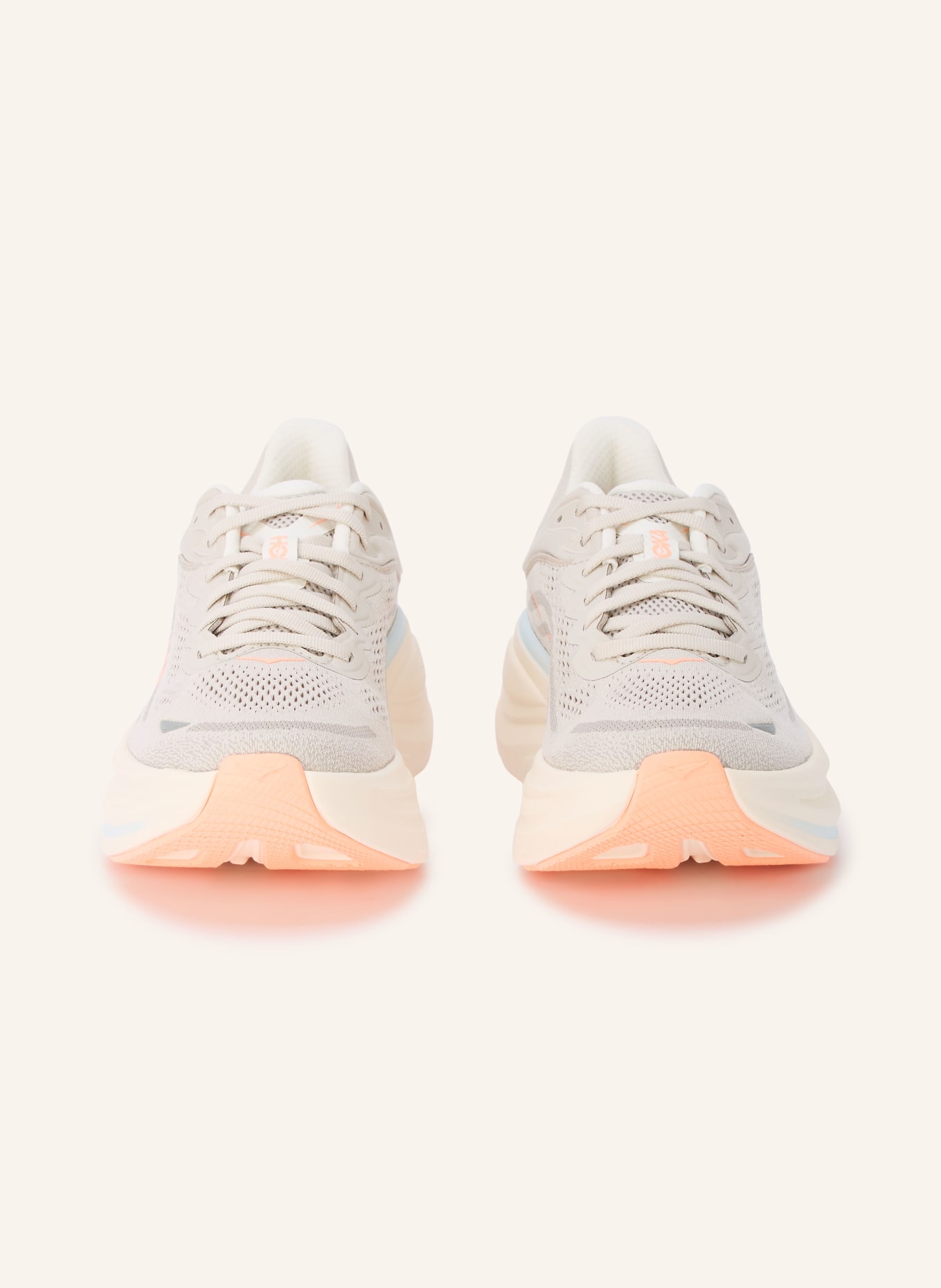 HOKA Buty do biegania BONDI 9: JASNOCZARY / JASKRAWY POMARAŃCZOWY