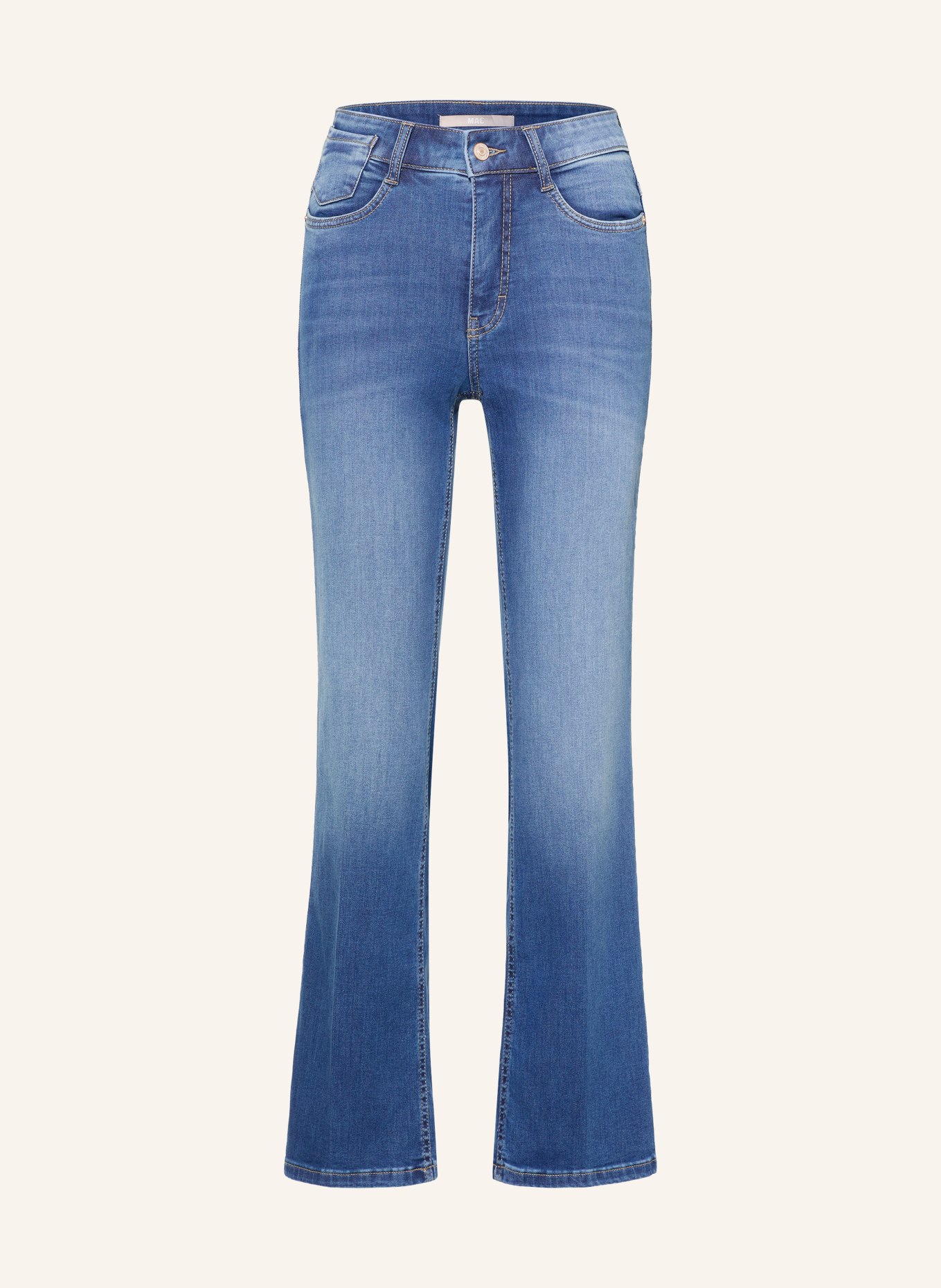 MAC Jeansy bootcut LAURA: D571 mid blue use washed