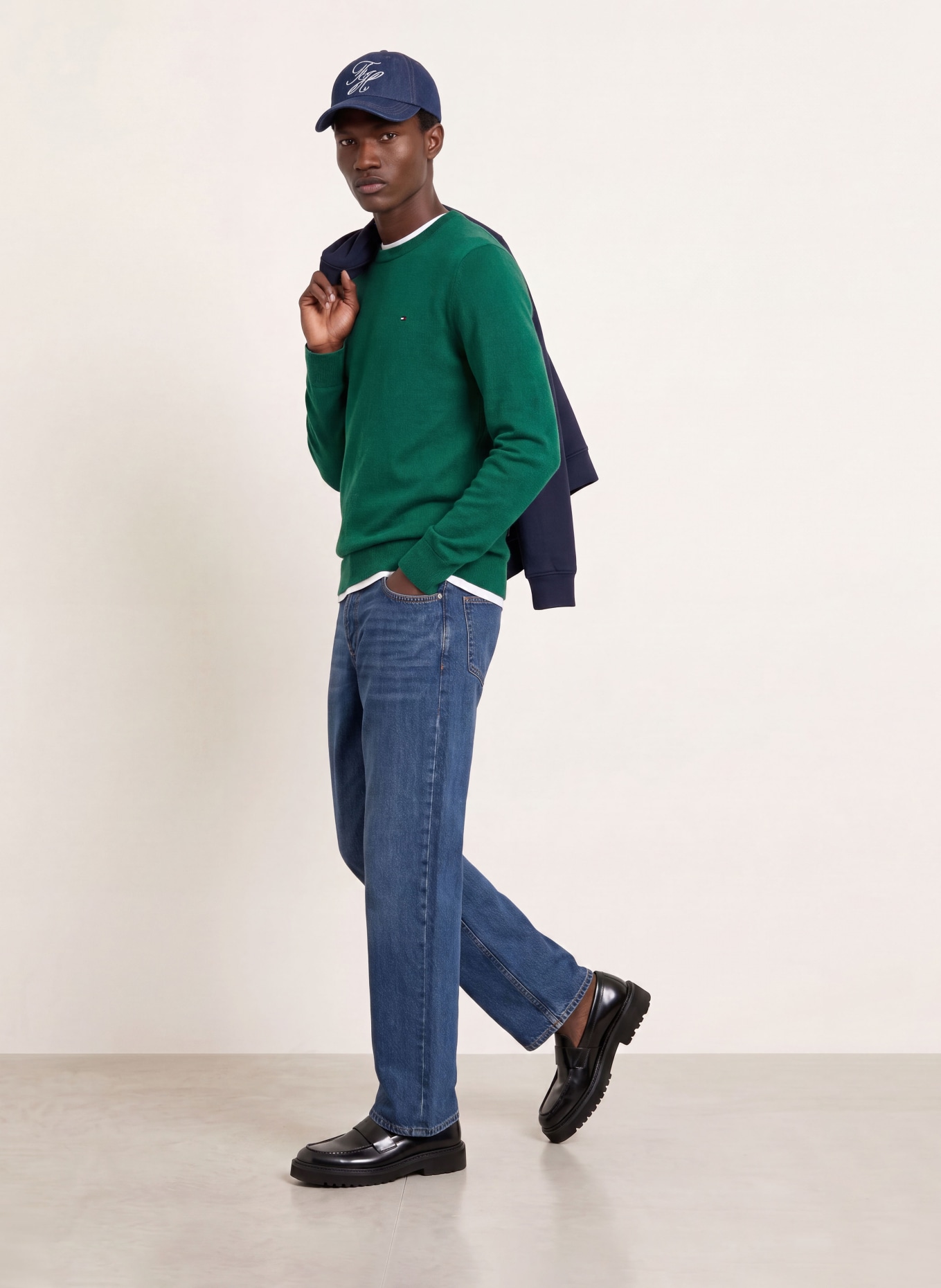 TOMMY HILFIGER Pullover: GRÜN