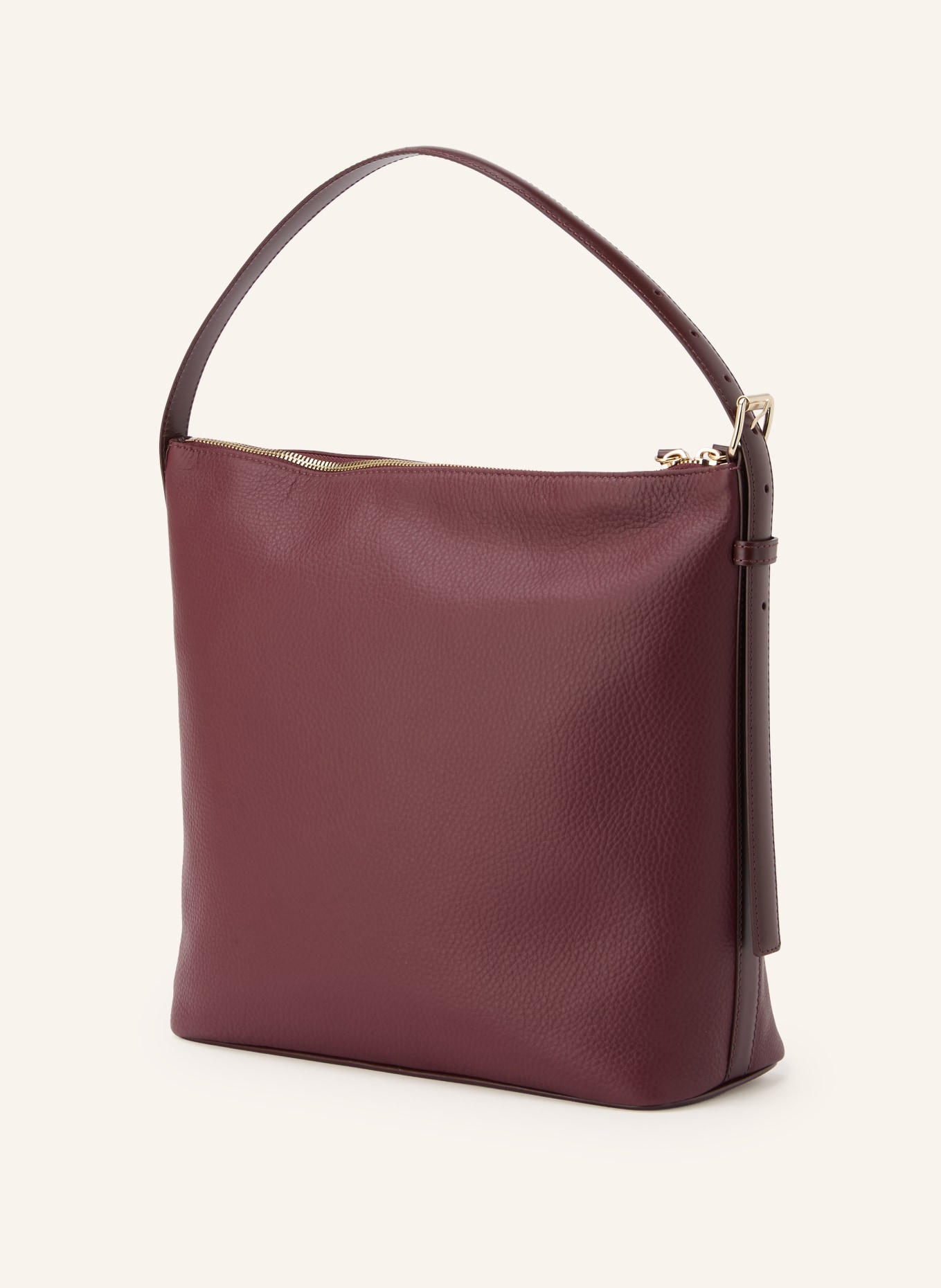 A.P.C. Hobo bag VERA: DARK RED / GOLD
