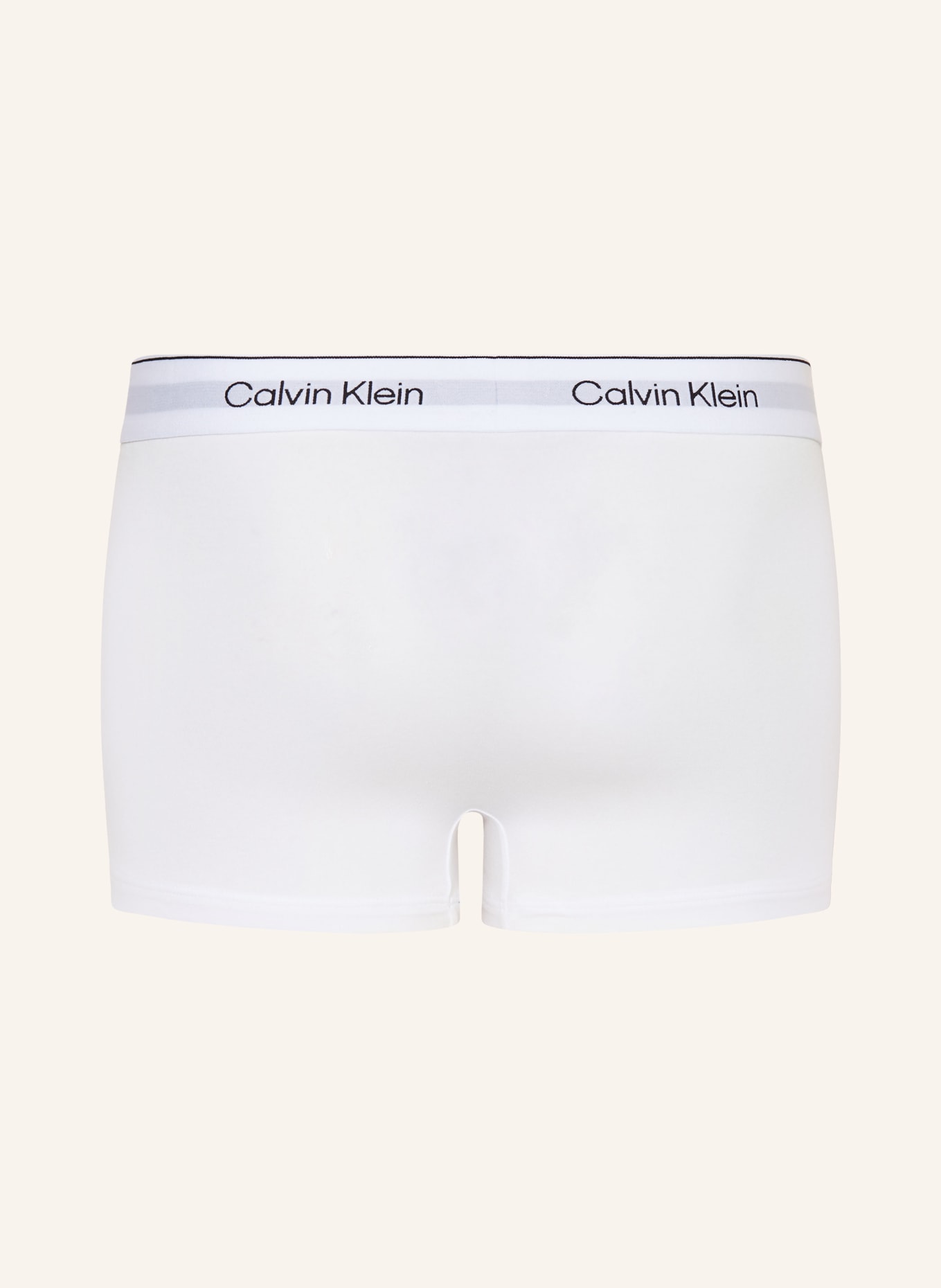 Calvin Klein 3er-Pack Boxershorts ICON COTTON STRETCH Low Rise: SCHWARZ / BLAUGRAU / WEISS