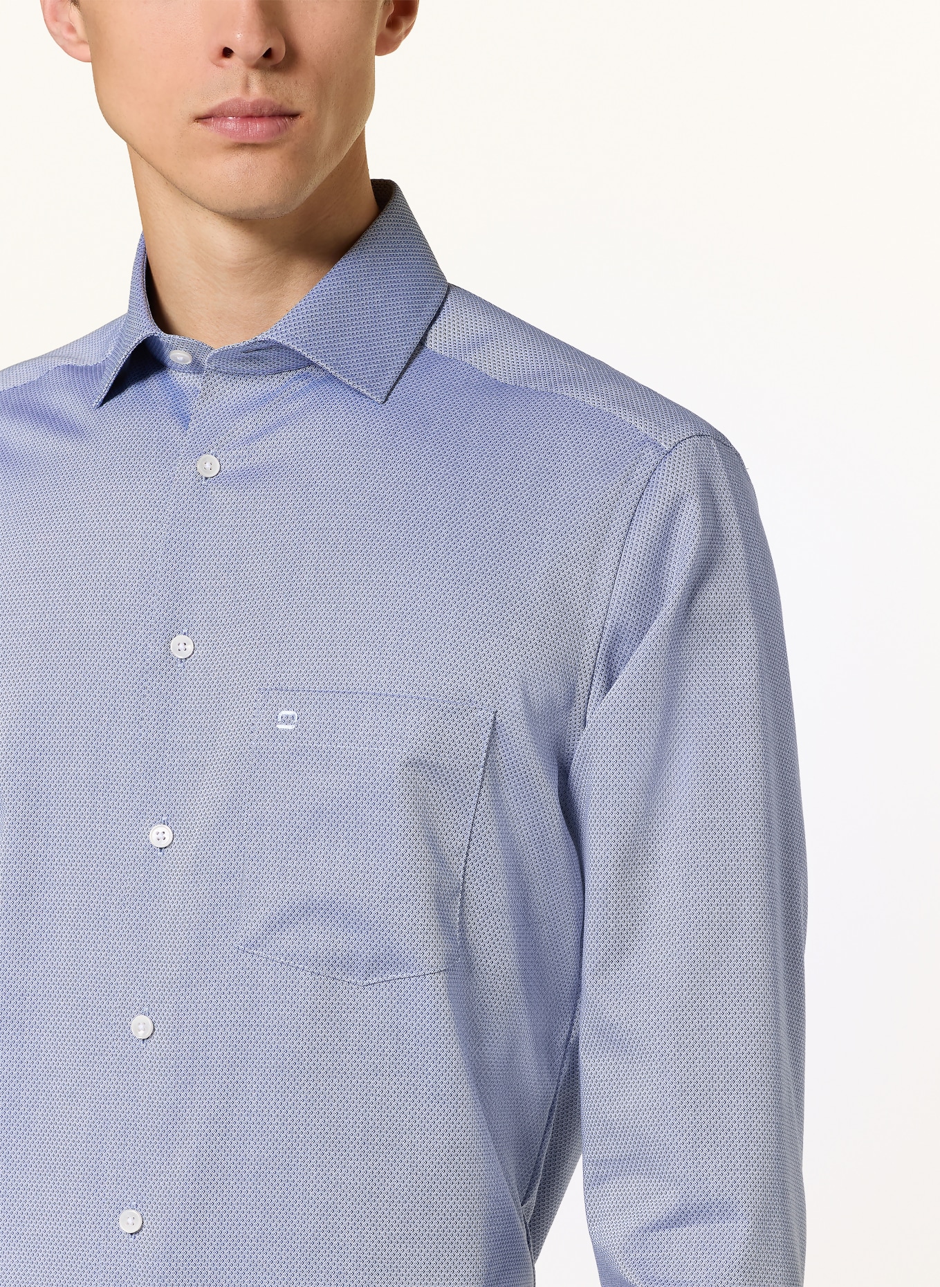 OLYMP Luxor modern fit shirt: BLUE