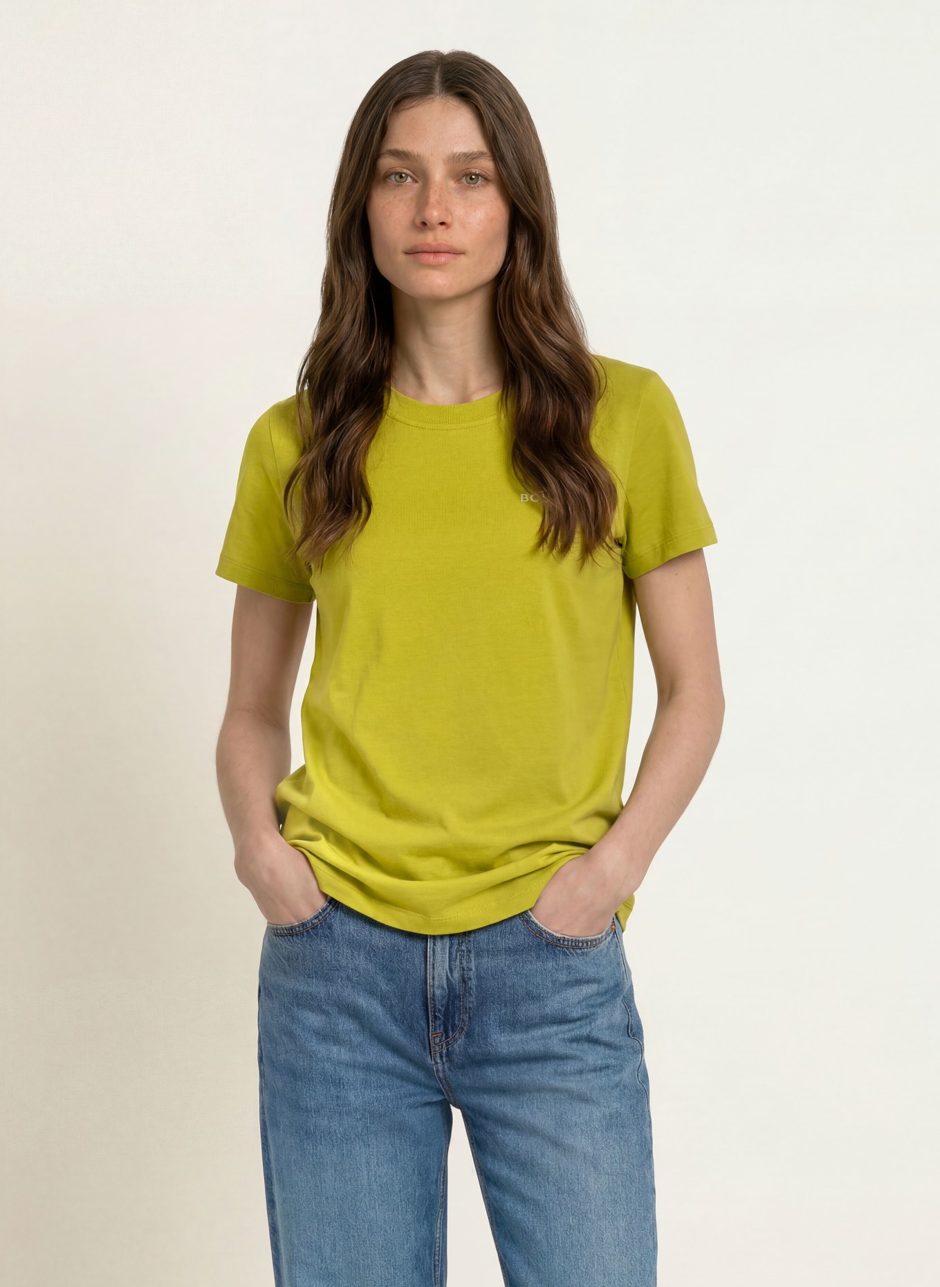 BOSS T-shirt ESOGO: VERT CLAIR