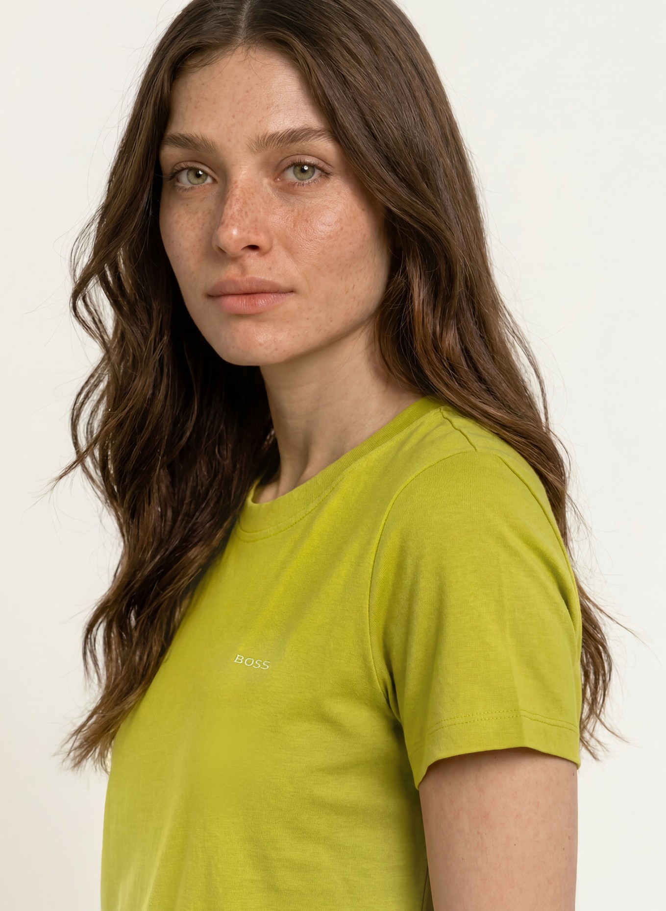 BOSS T-shirt ESOGO: VERT CLAIR