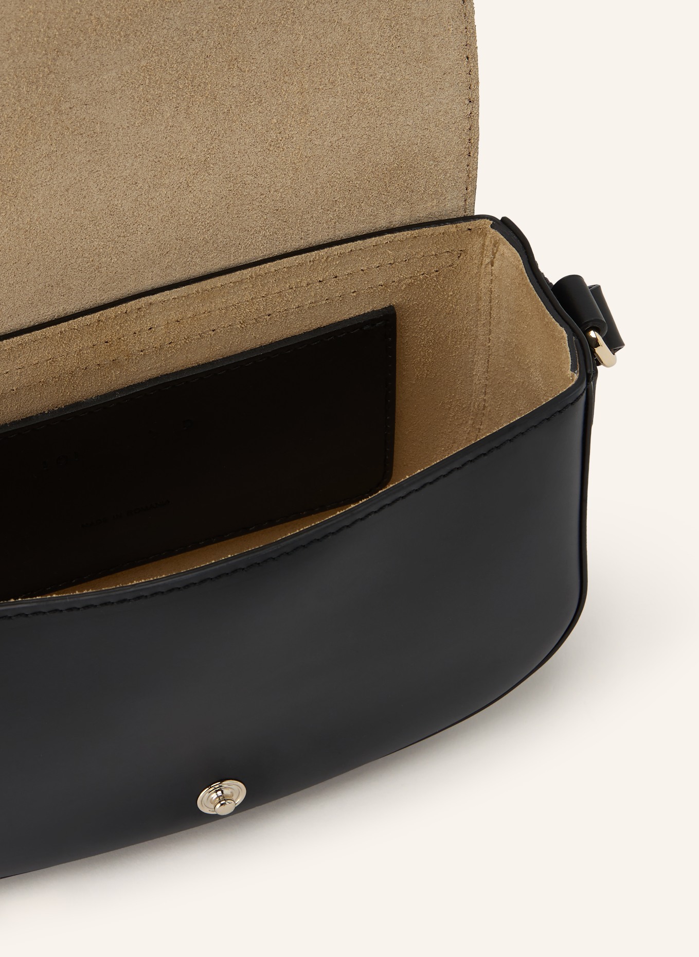 LONGCHAMP Umhängetasche ÉPURE SMALL: SCHWARZ / GOLD