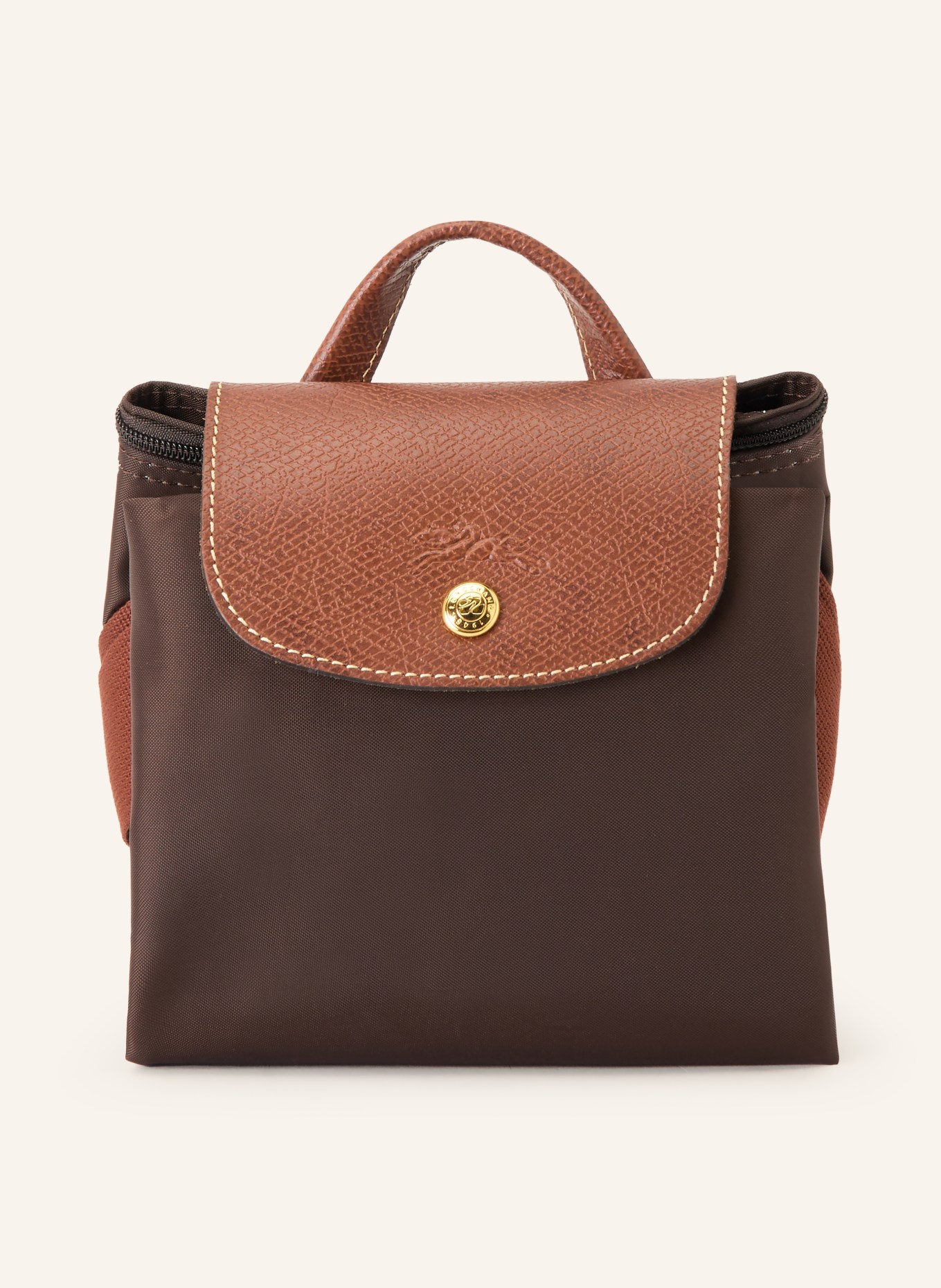 LONGCHAMP Rucksack LE PLIAGE MEDIUM: DUNKELBRAUN / BRAUN