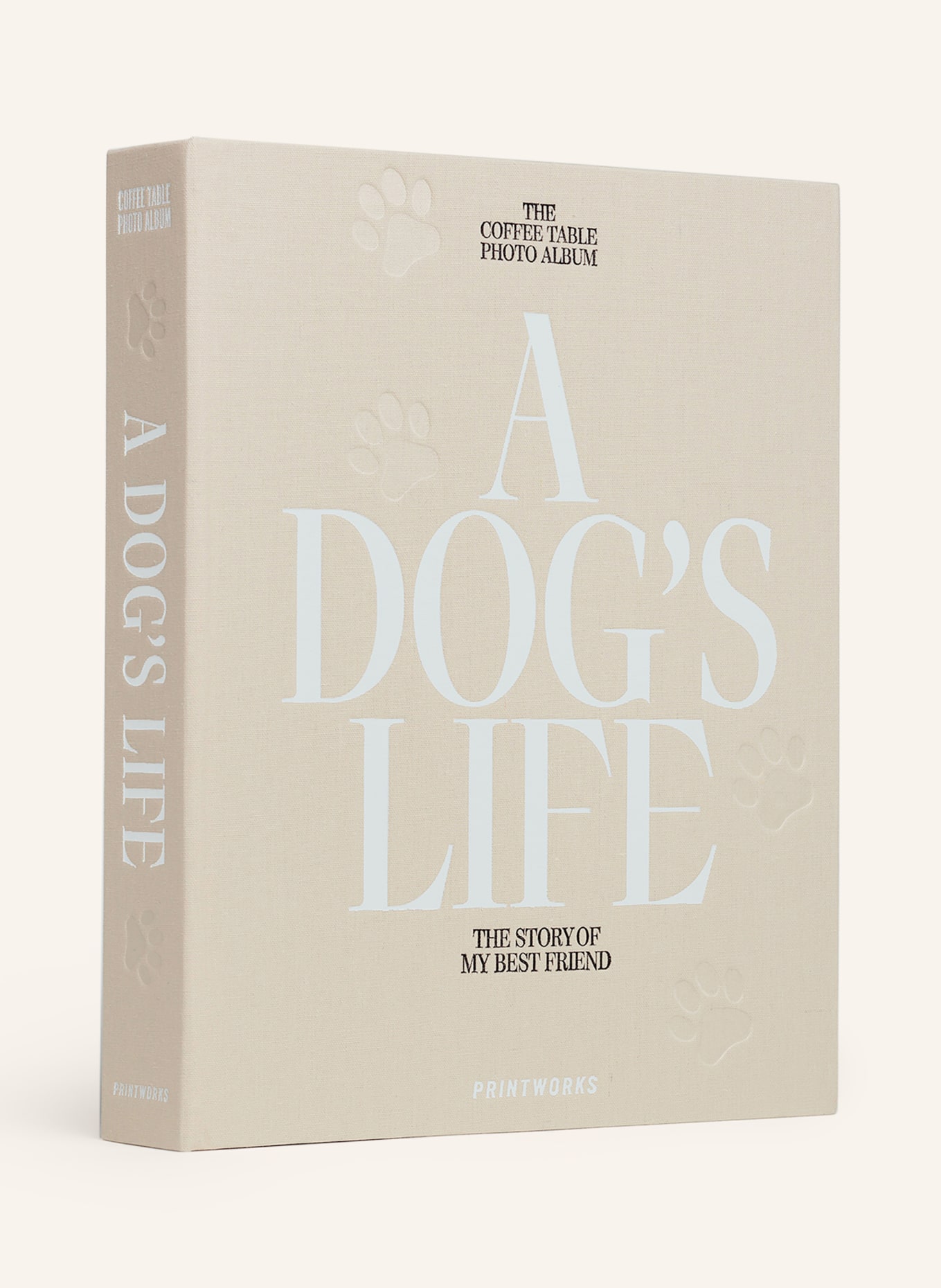 PRINTWORKS Fotoalbum A DOGS LIFE: CREME