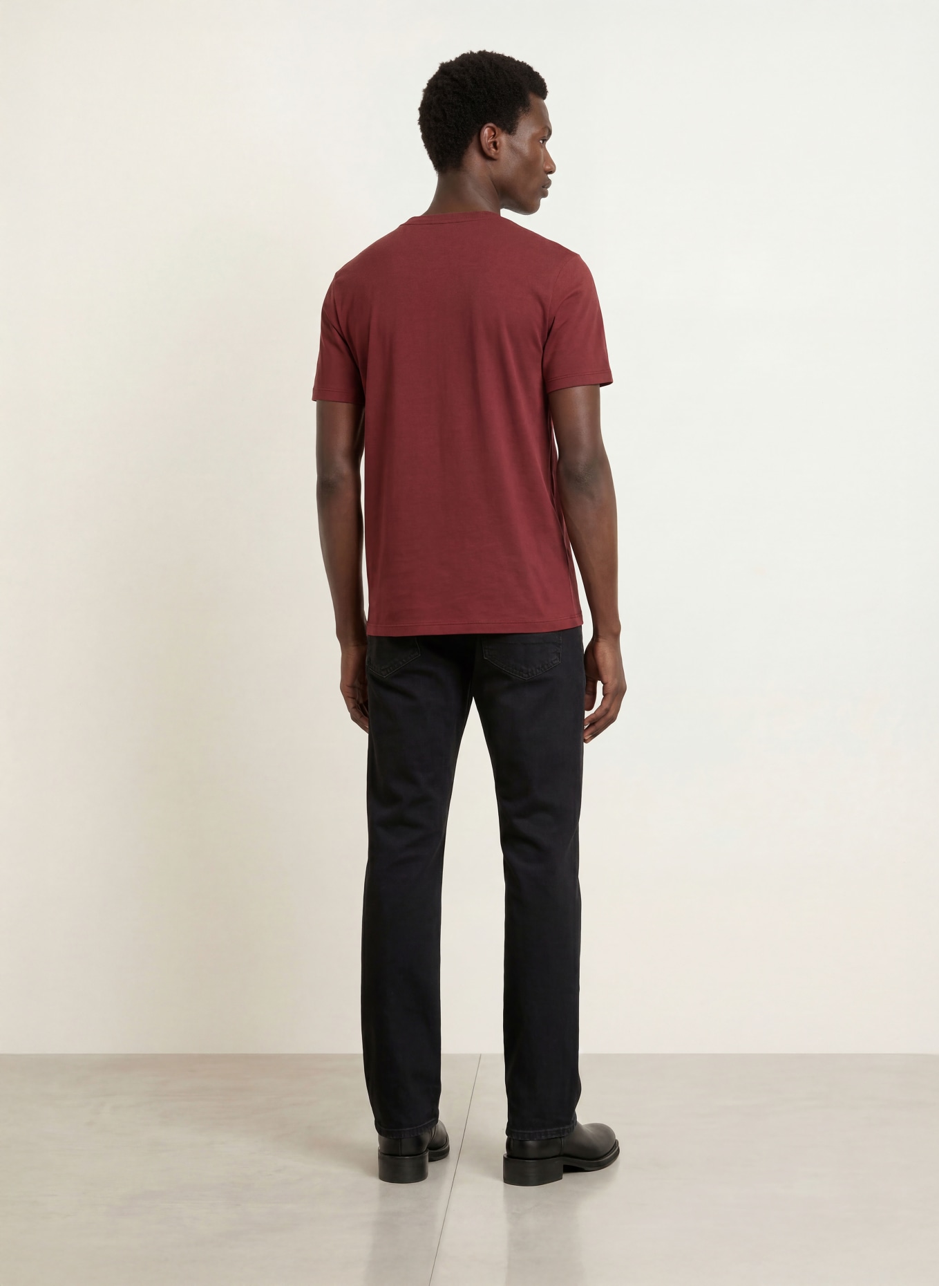 ALLSAINTS T-shirt BRACE: DARK RED