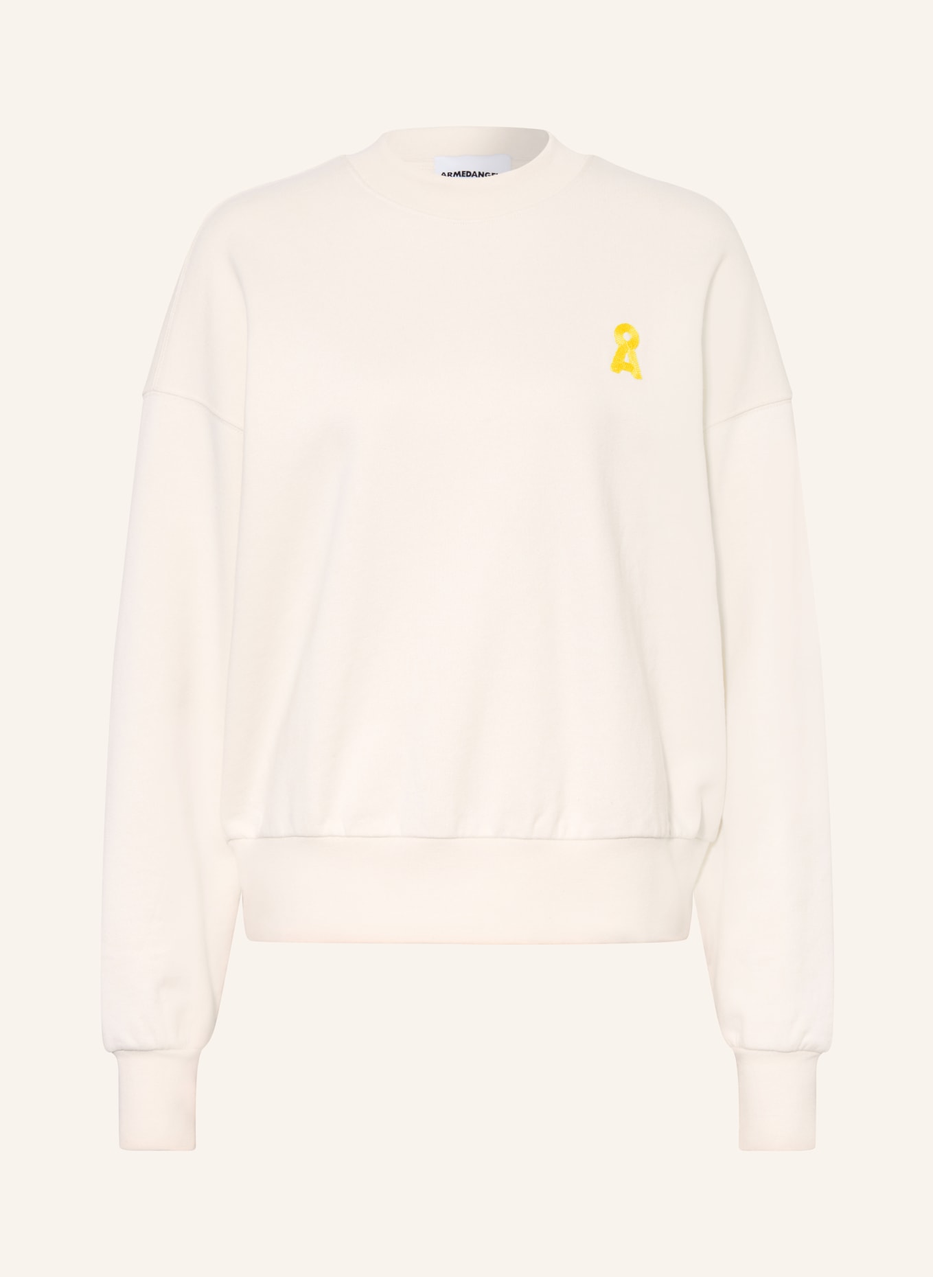 ARMEDANGELS Sweatshirt ALIZAA: LICHTGEEL / CRÈME