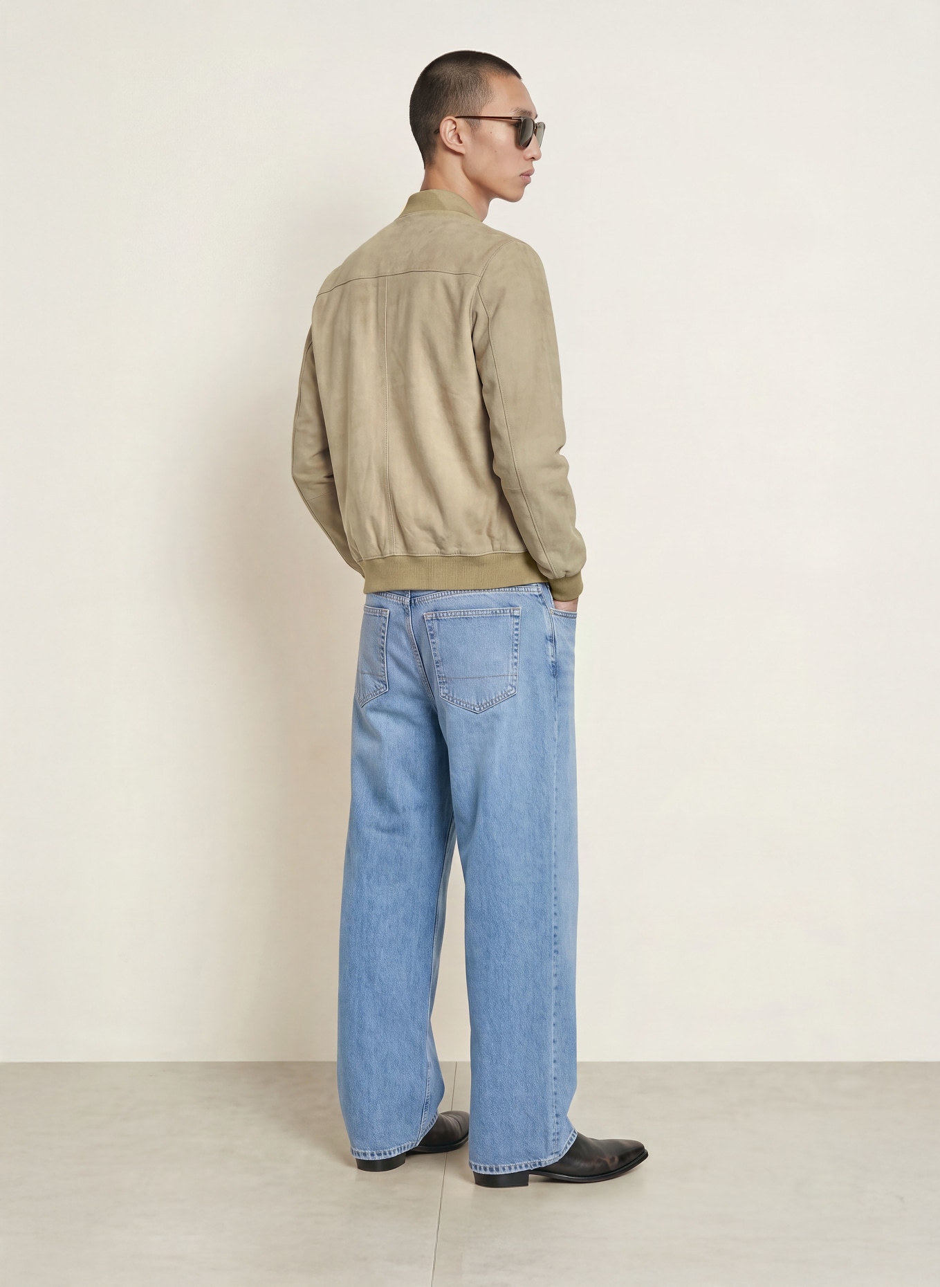 ALLSAINTS Lederjacke KEMBLE: HELLBRAUN