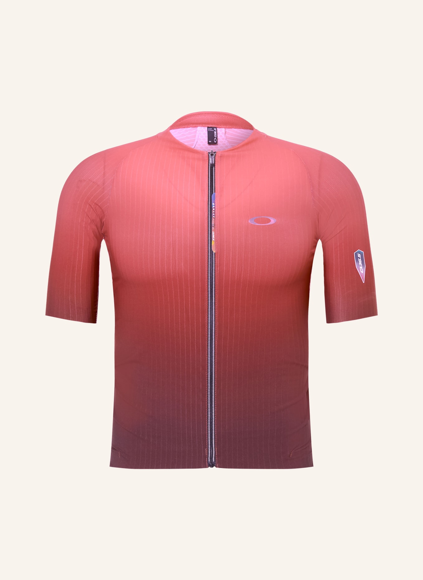 OAKLEY Fietsjersey CLIMA JERSEY: ROOD / ZWART