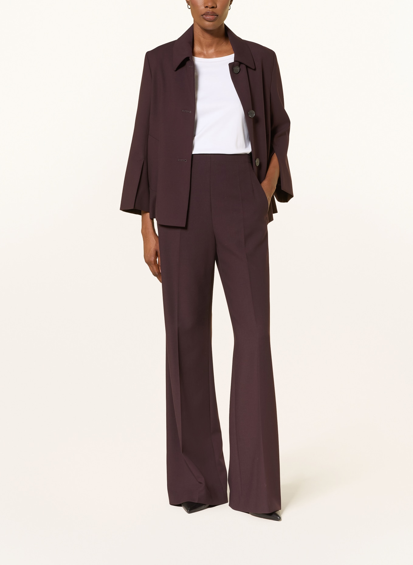 windsor. pantalon marinière: LILAS FONCÉ