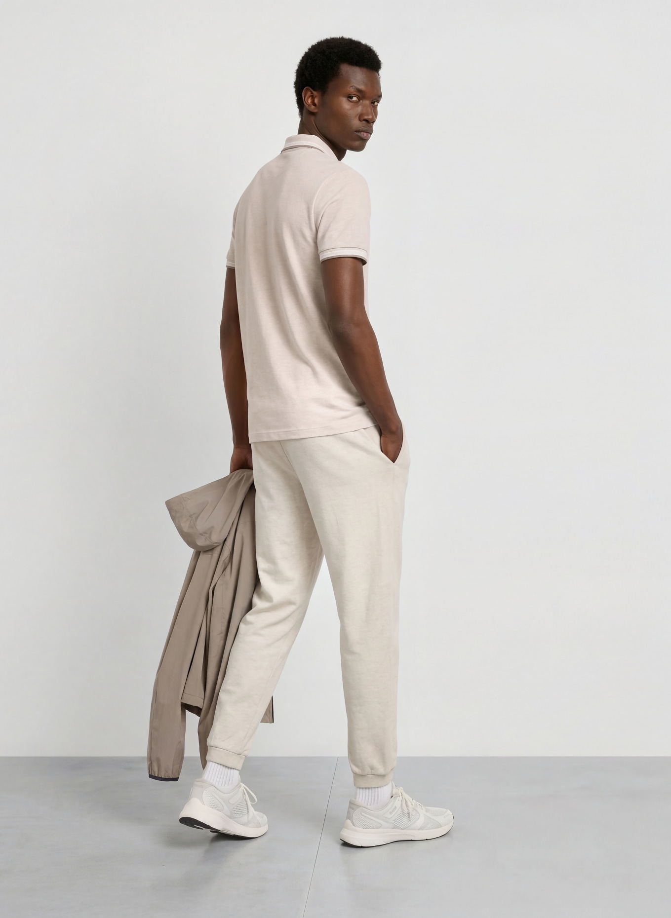 BOSS Pikétröja PADDY CURVED Regular Fit: GRÄDDE