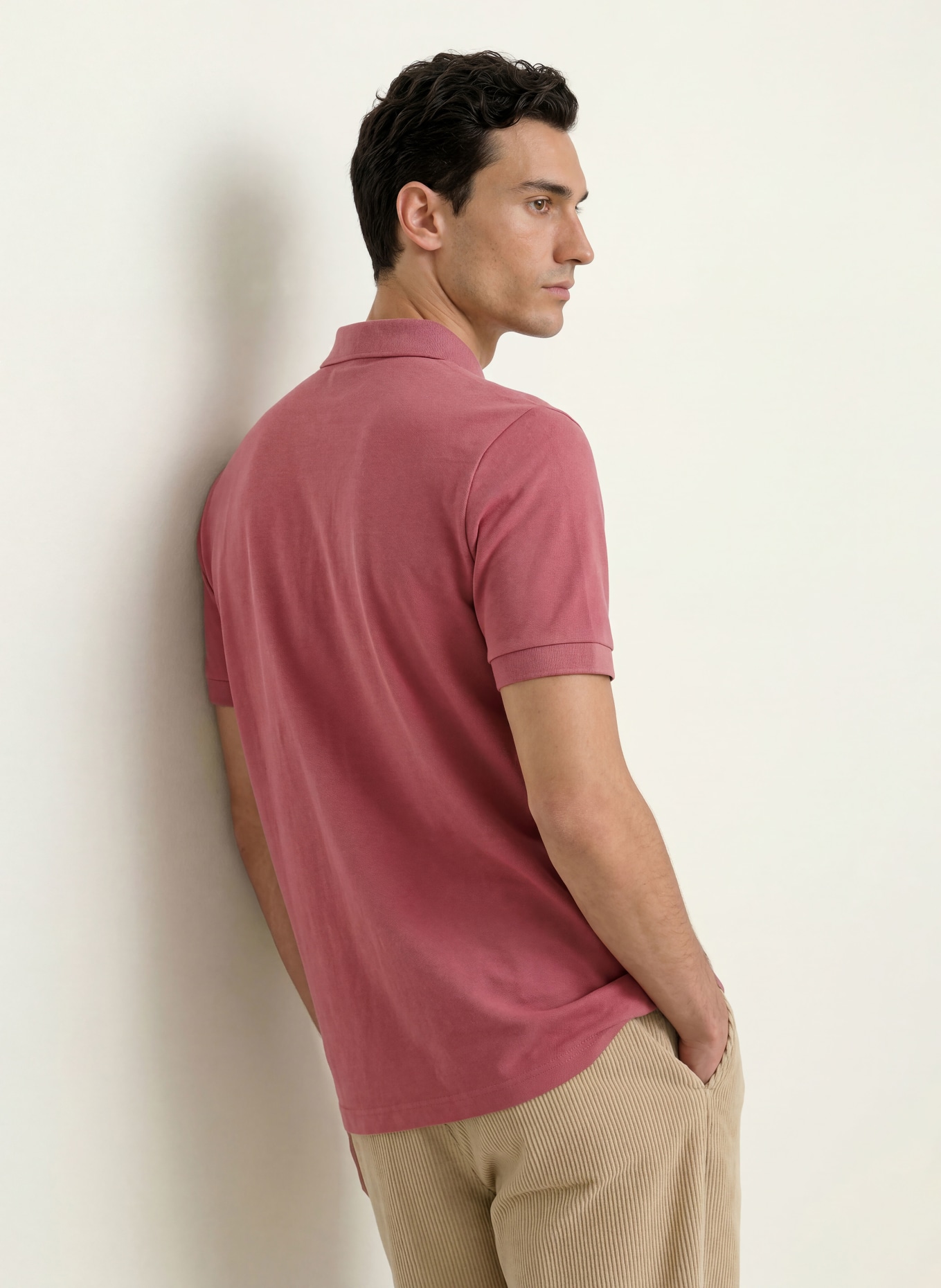 BOSS Tricou polo din jersey PASSENGER: ROȘU