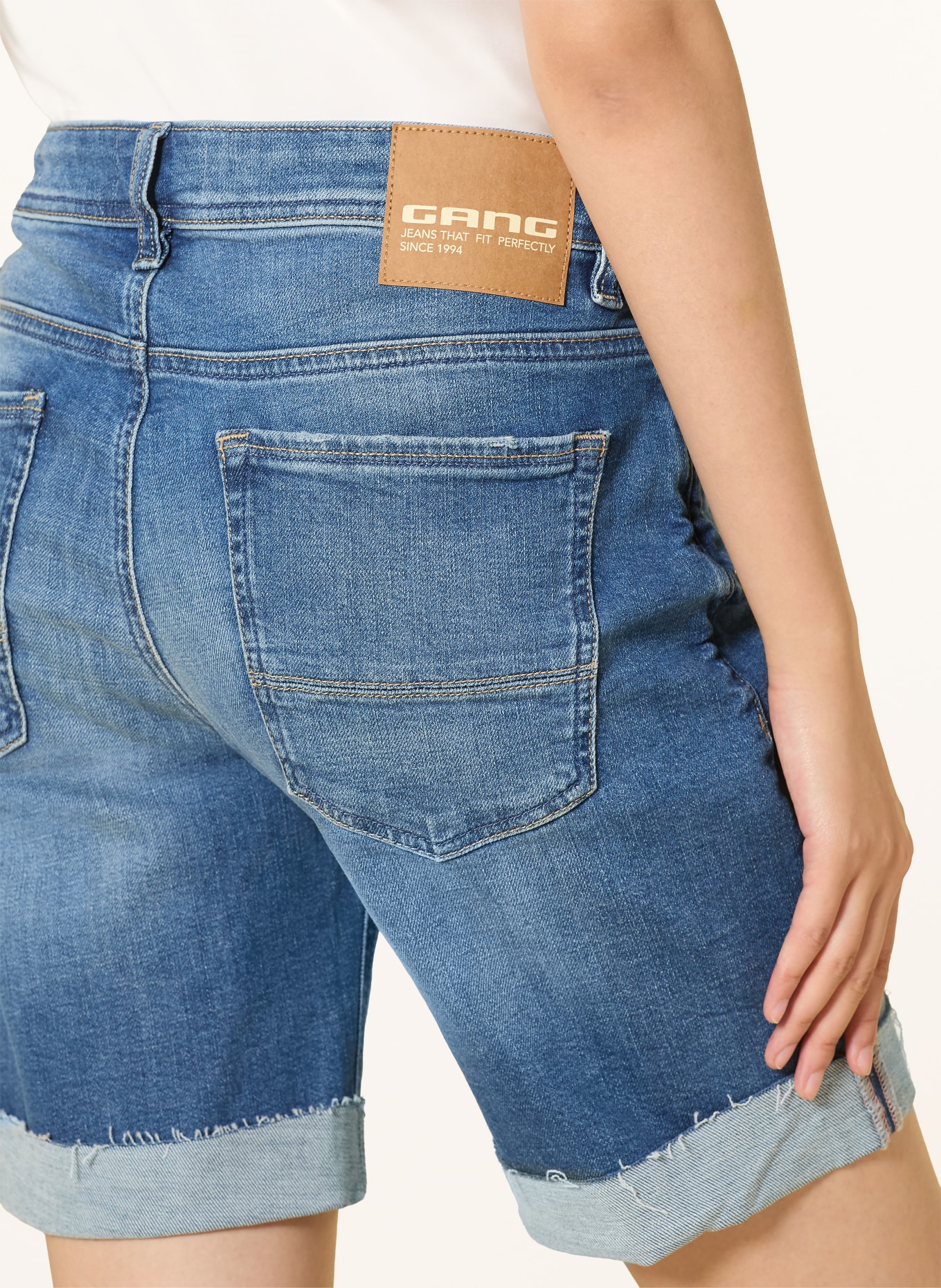GANG Denim shorts 94NICA SHORTS: 7846 lovely denim blue