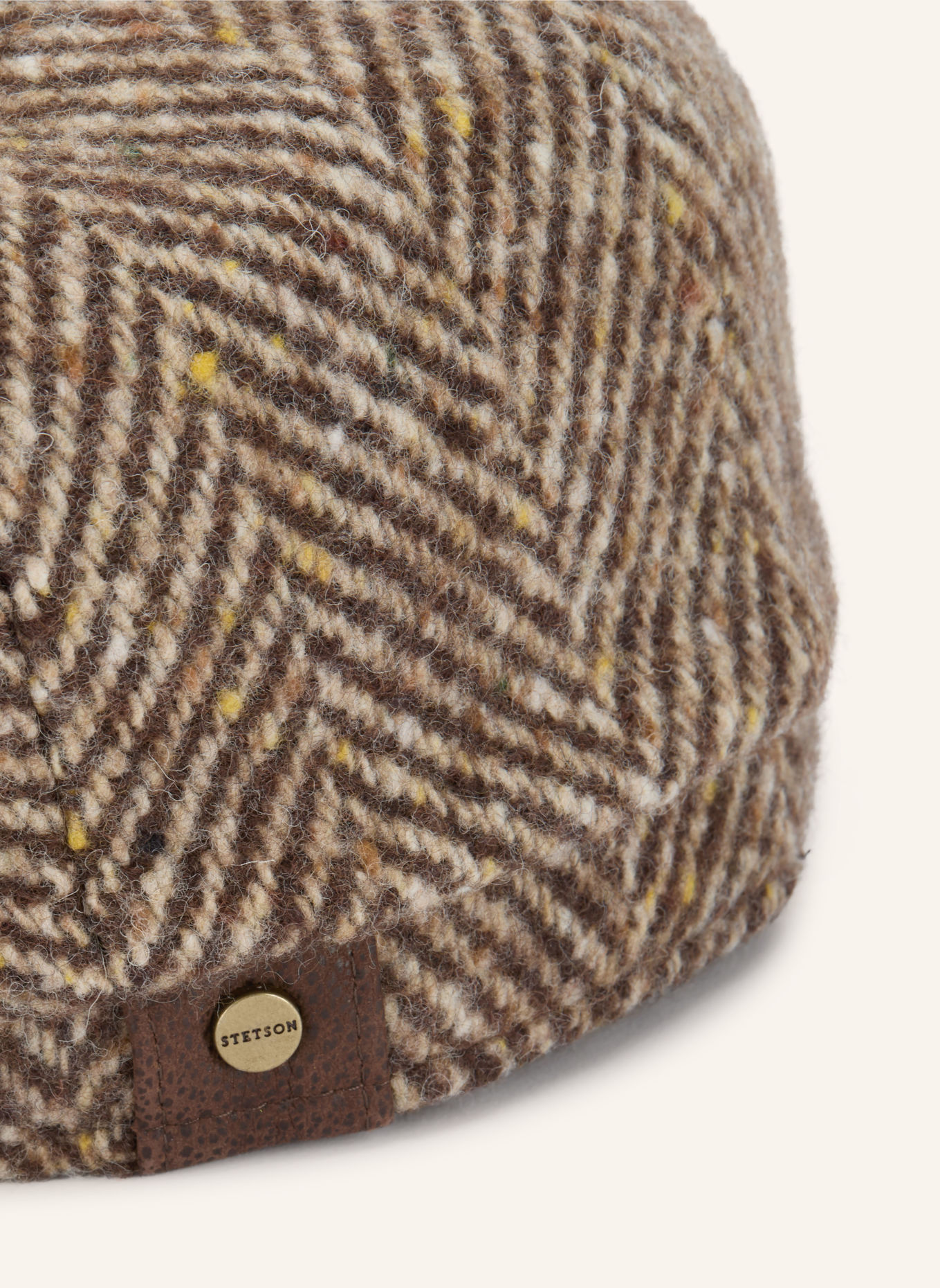 STETSON HATTERAS cap: DARK BROWN / LIGHT BROWN / BLACK