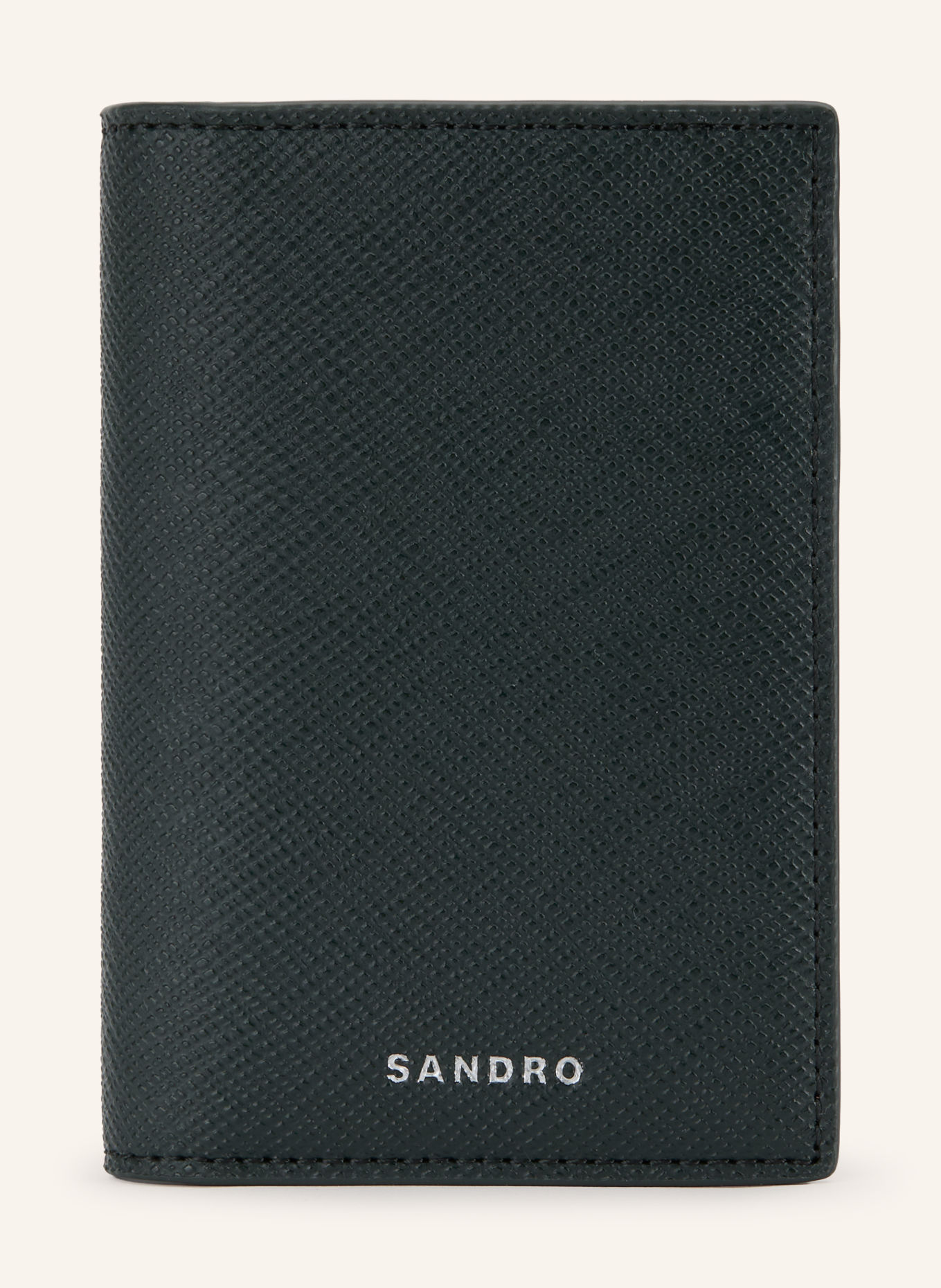 SANDRO Kartenetui: DUNKELGRÜN
